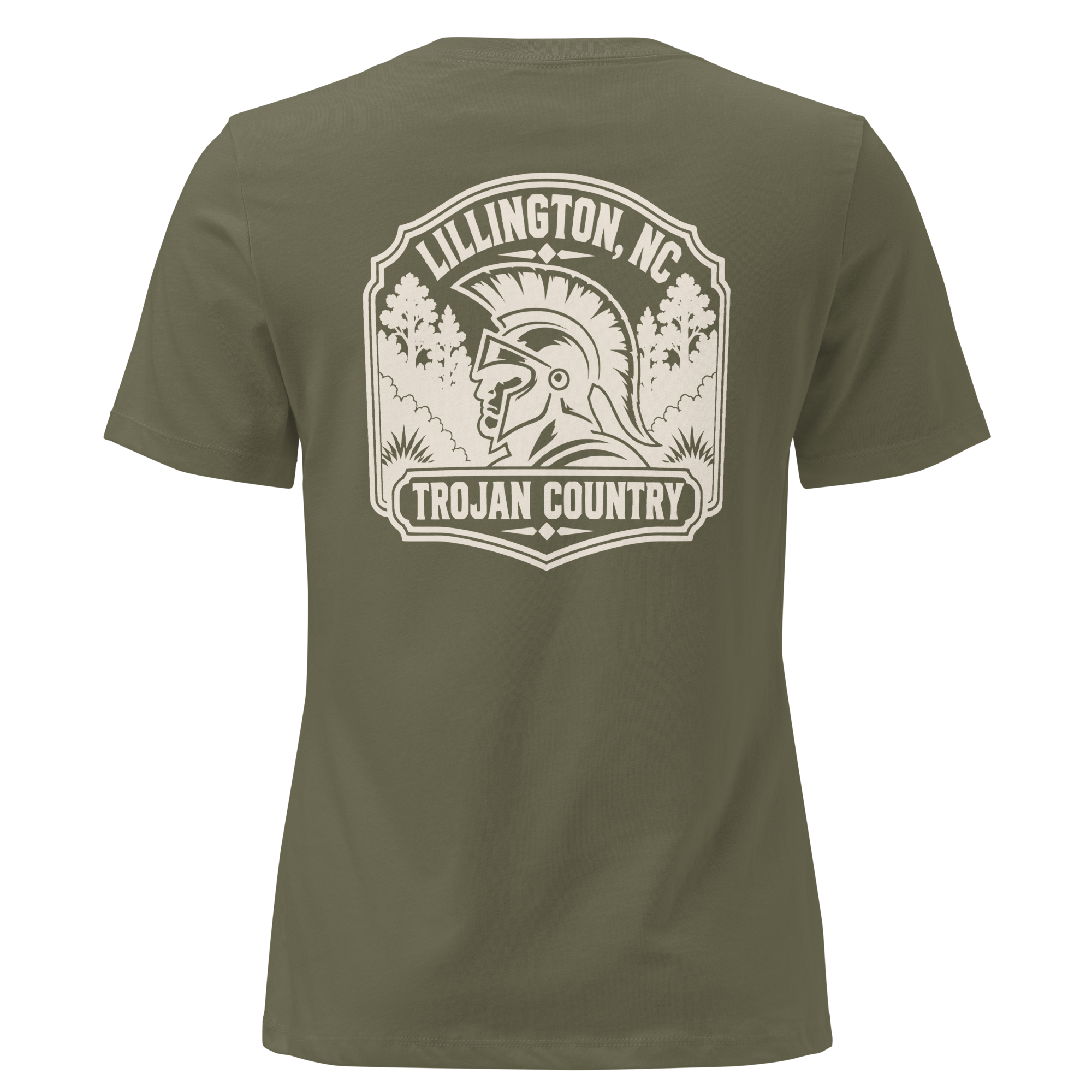 Lillington NC - Trojan Country- Women's Relaxed T-Shirt