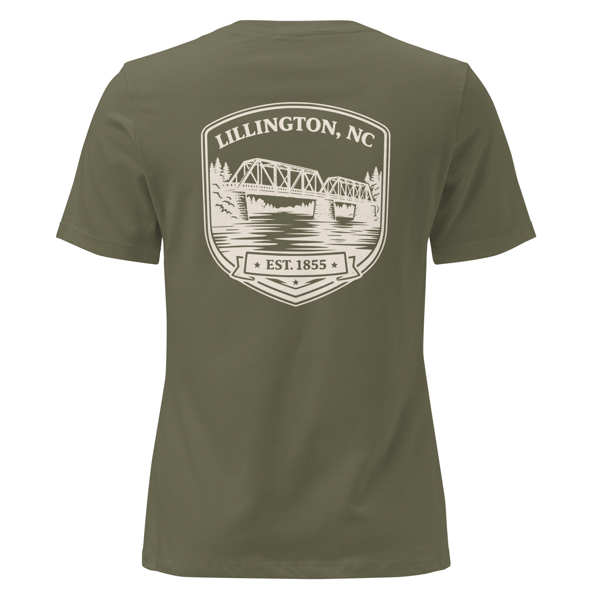 Lillington NC - Old Trestle Bridge- Women's Relaxed T-Shirt