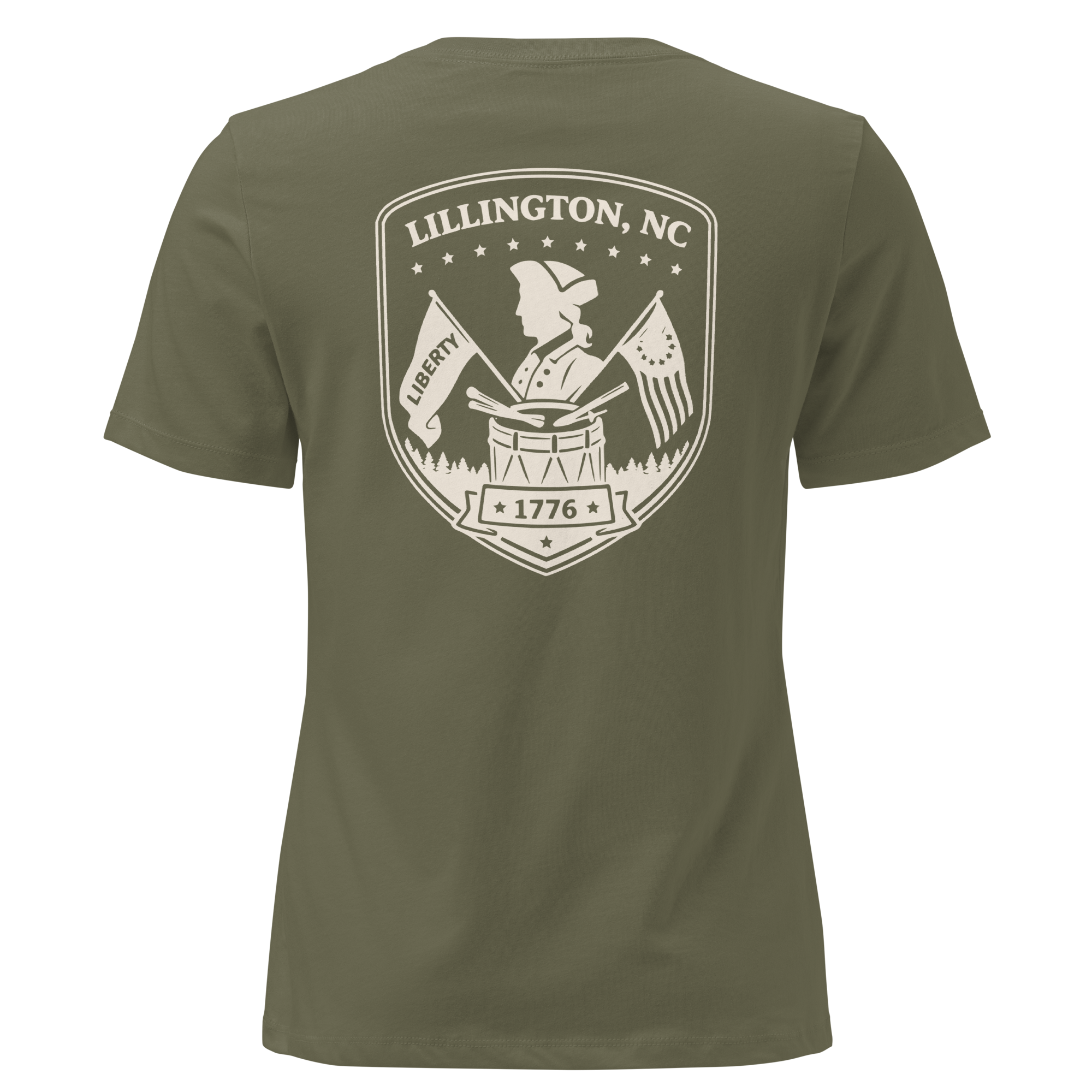 Lillington NC - 1776- Women's Relaxed T-Shirt