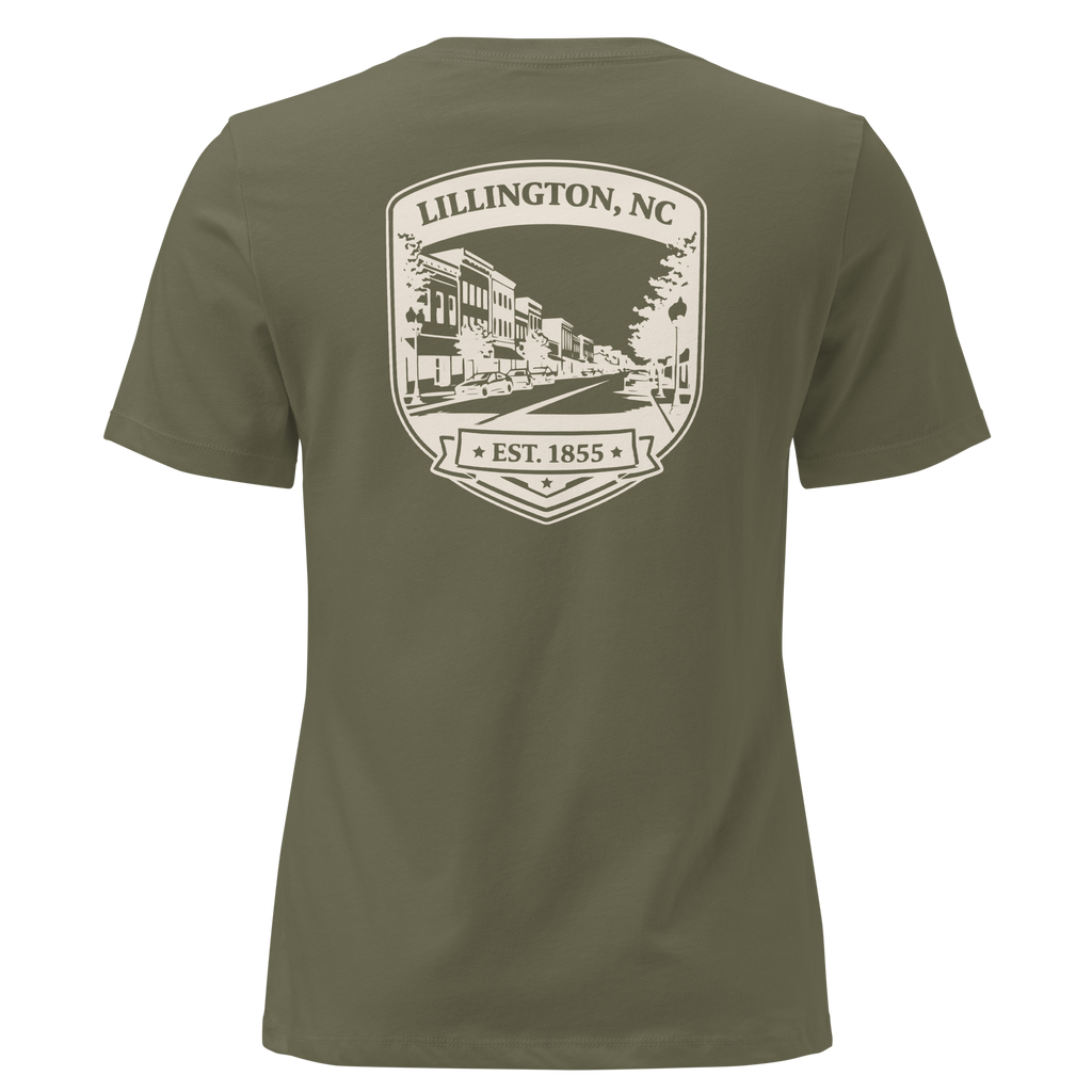Lillington NC - Downtown- Women's Relaxed T-Shirt