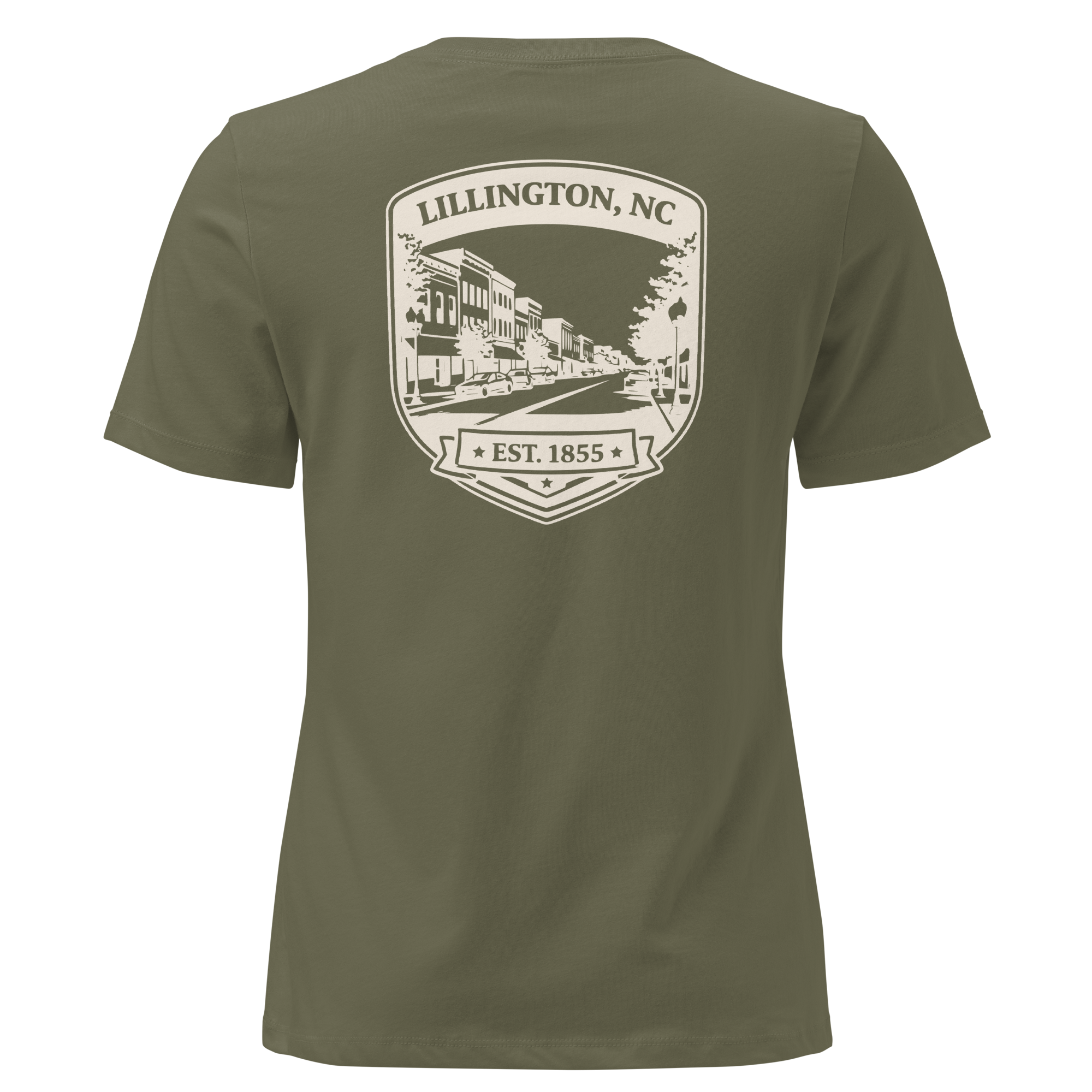 Lillington NC - Downtown- Women's Relaxed T-Shirt