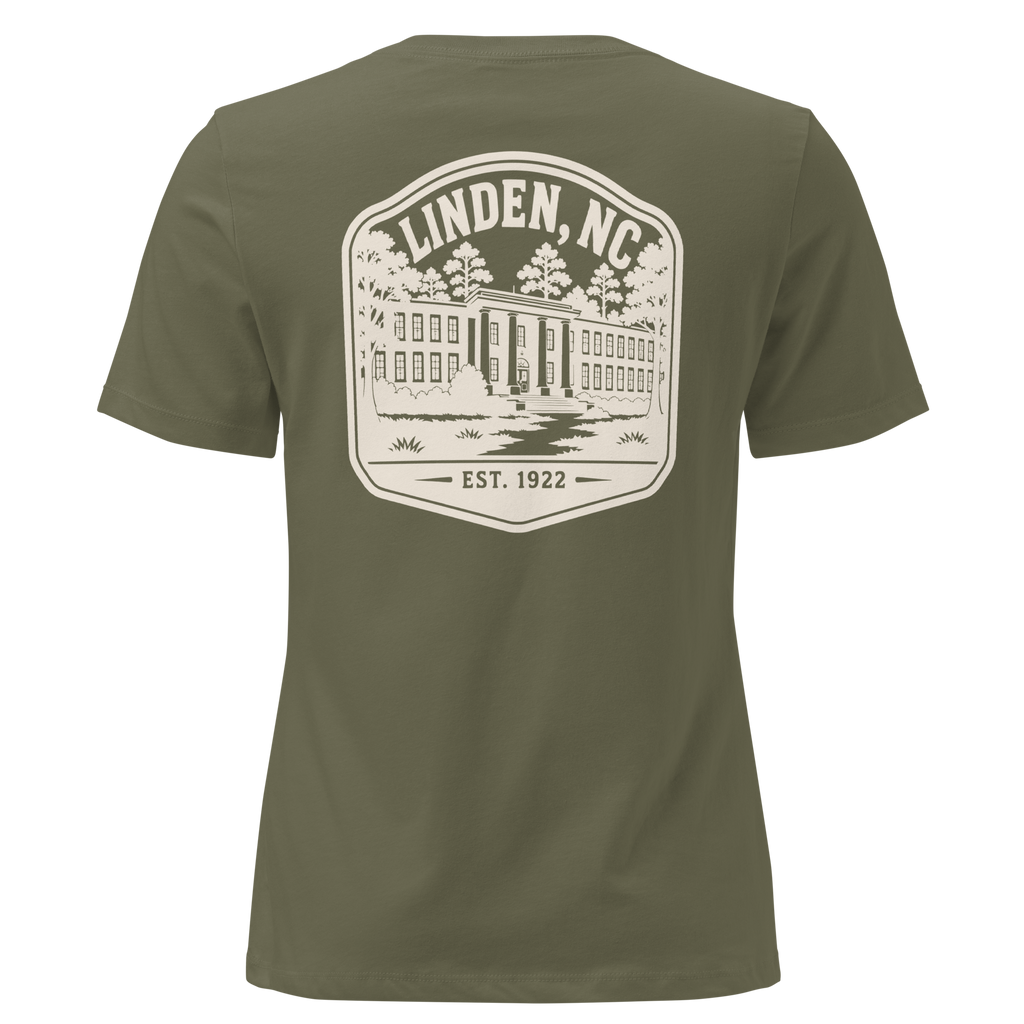 Linden NC - Old Linden School- Women's Relaxed T-Shirt