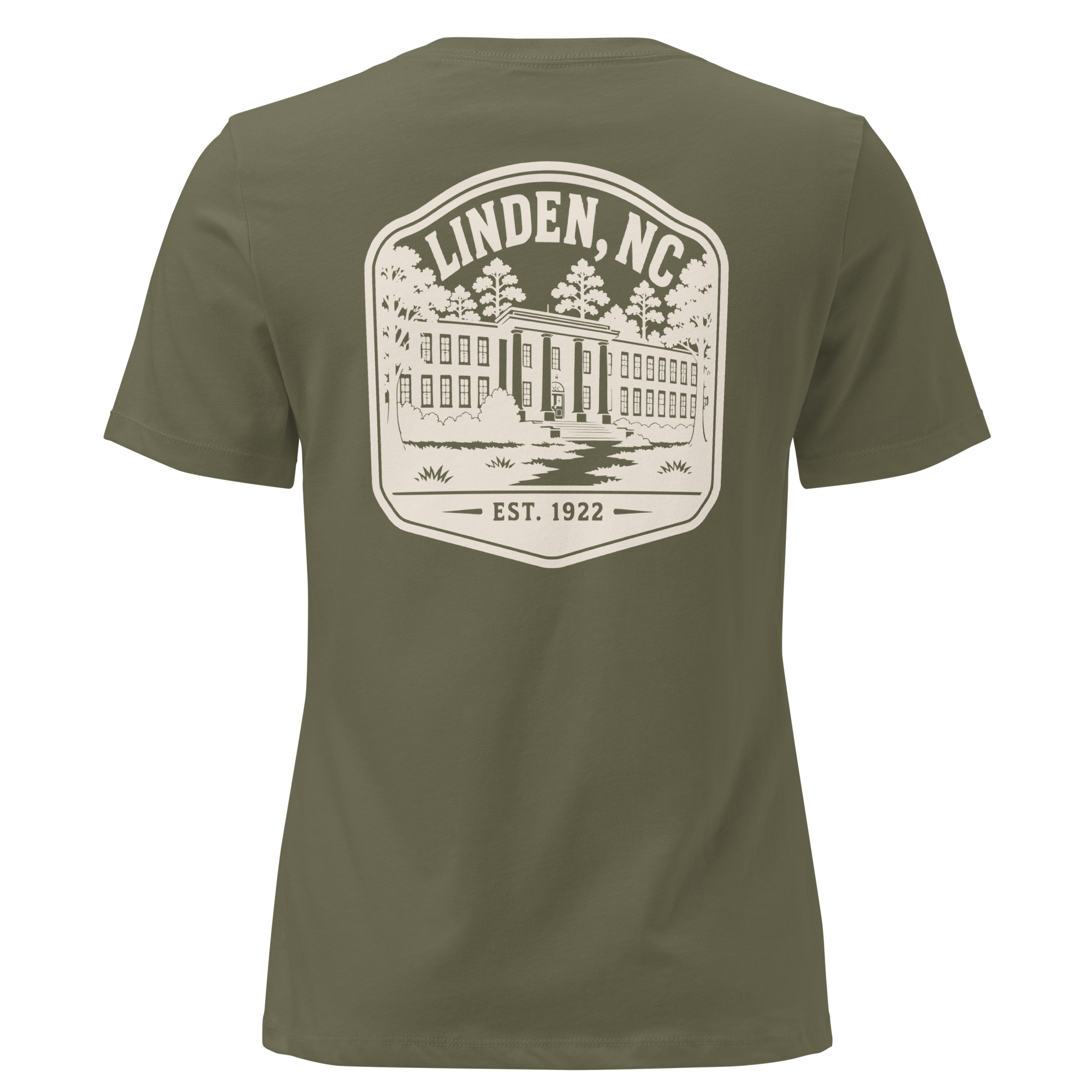 Linden NC - Old Linden School- Women's Relaxed T-Shirt
