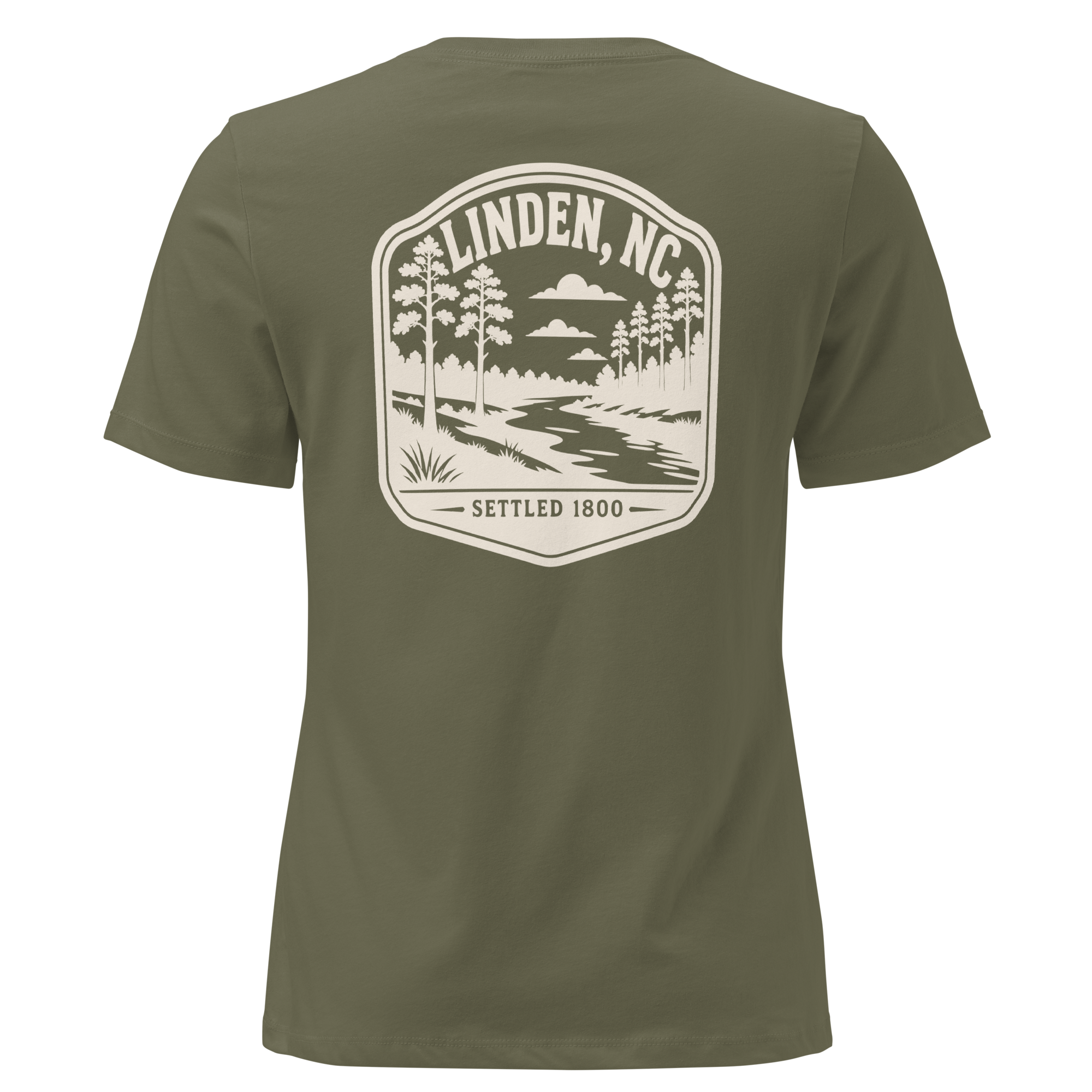 Linden NC - Little River- Women's Relaxed T-Shirt