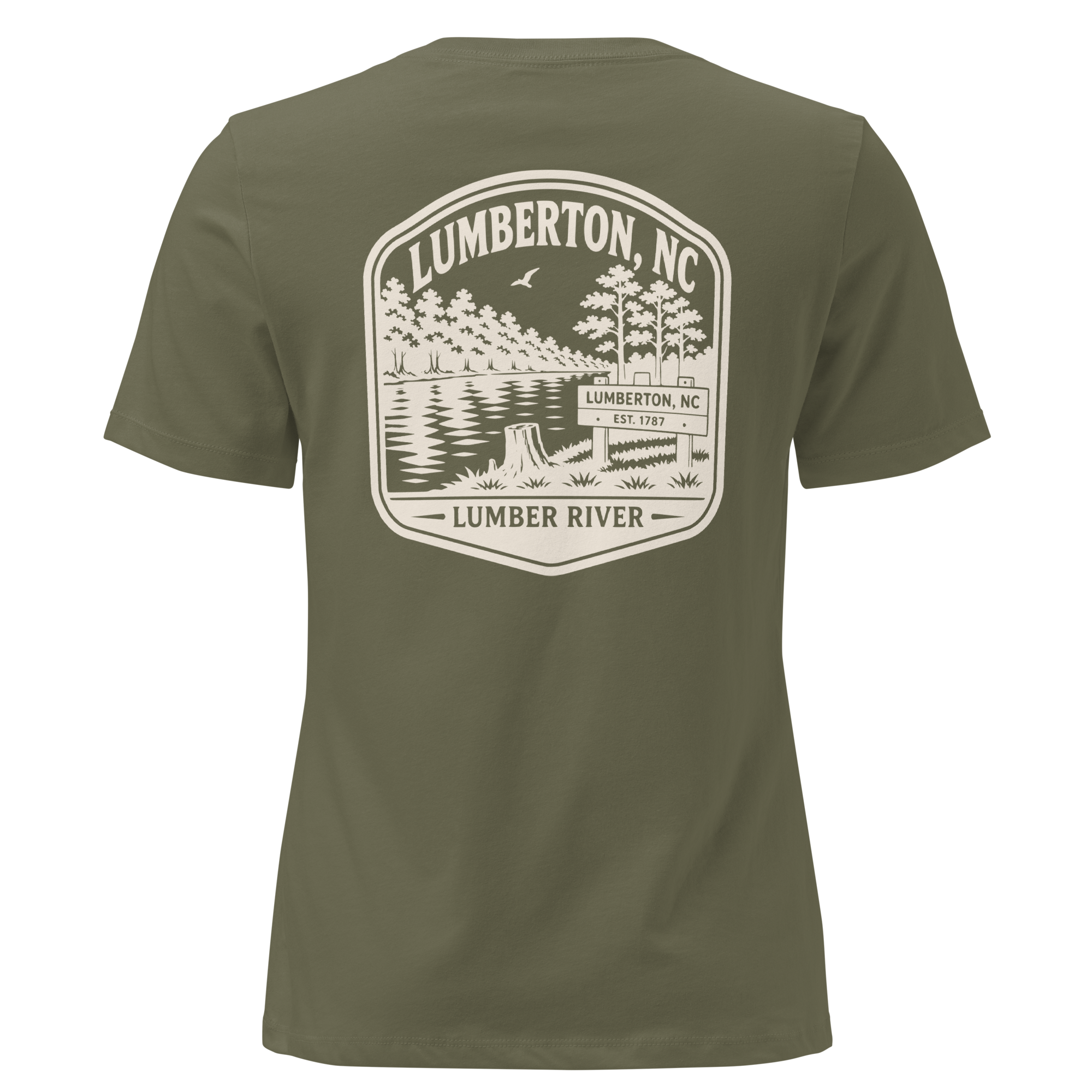 Lumberton NC - Lumber River- Women's Relaxed T-Shirt