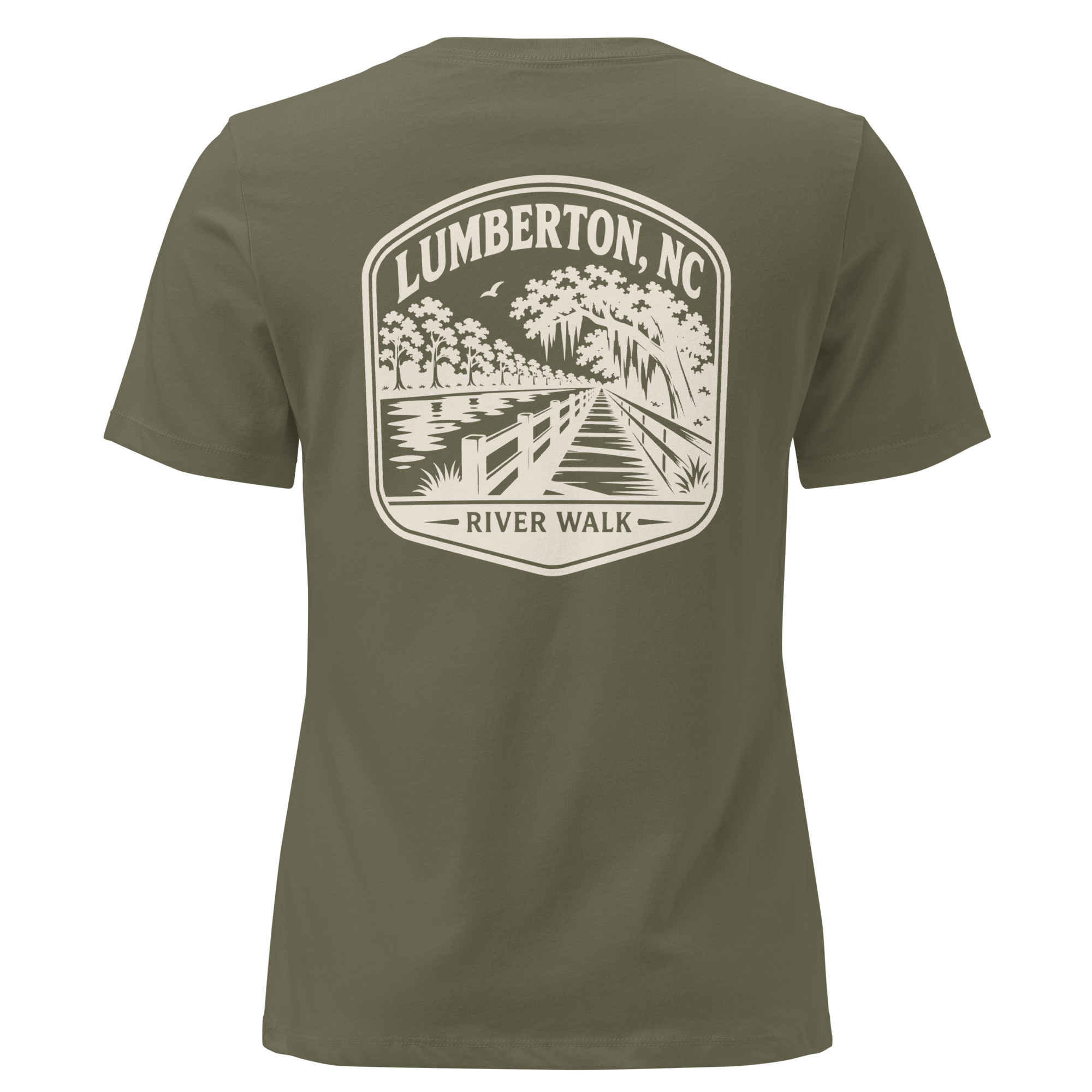 Lumberton NC - The Riverwalk- Women's Relaxed T-Shirt