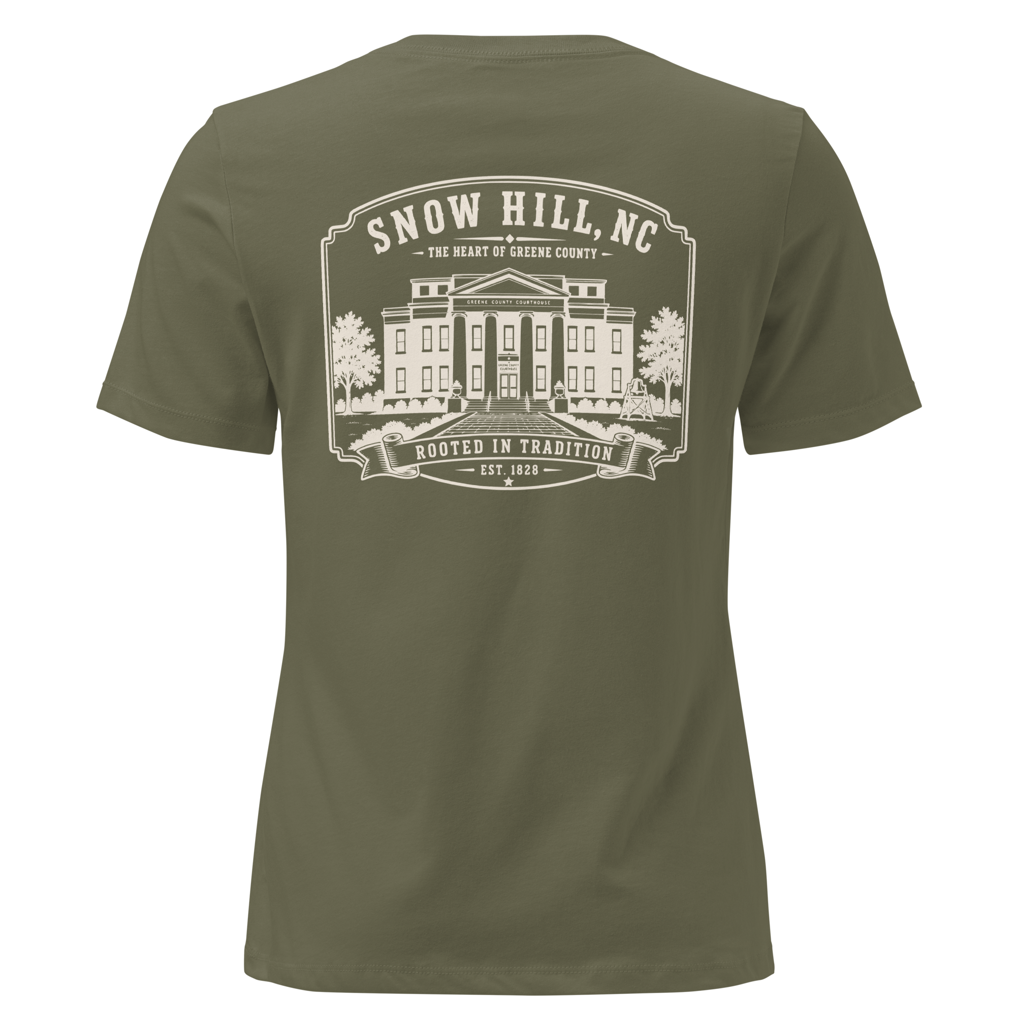 Snow Hill, NC - Historic Courthouse - Women's Relaxed T-Shirt