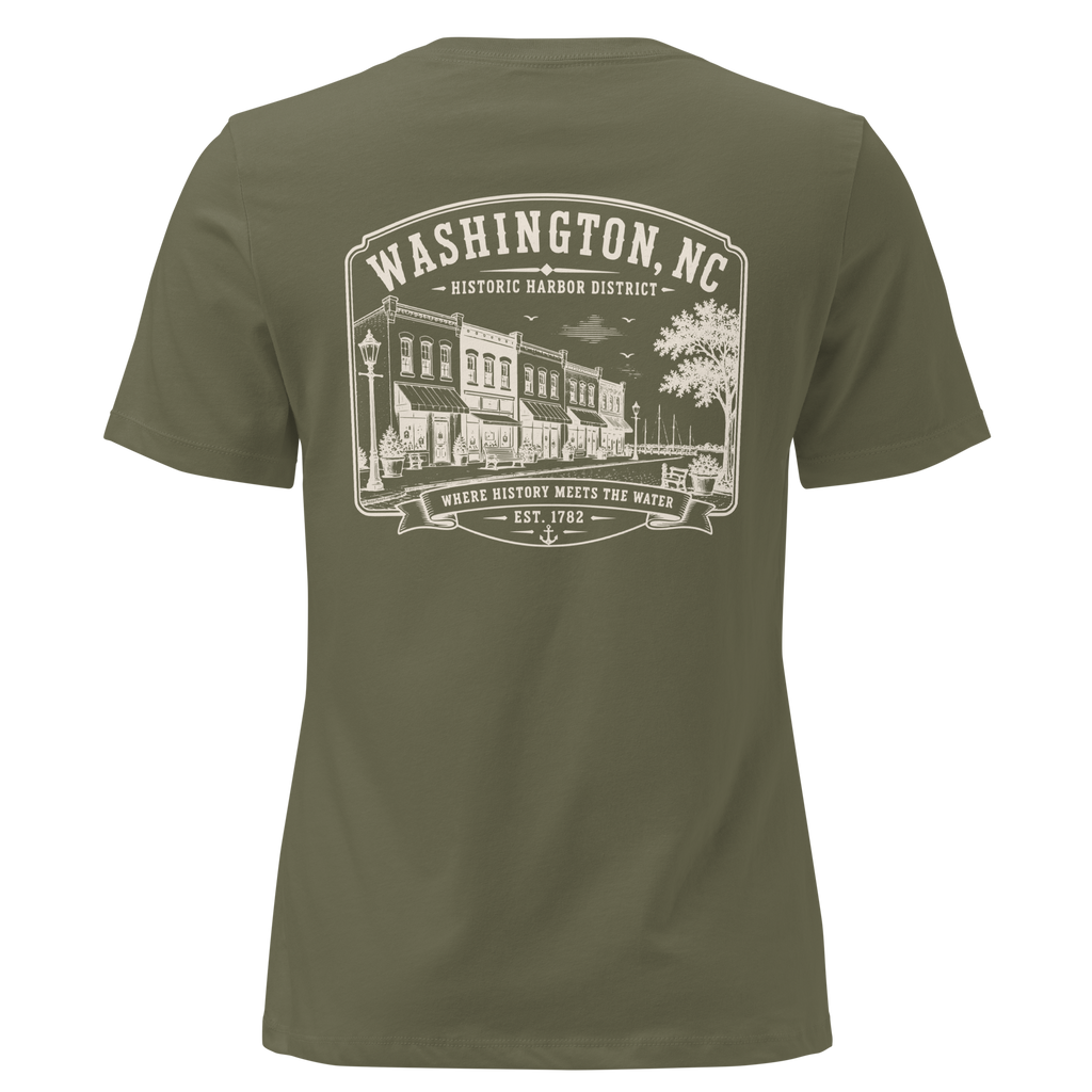 Washington, NC - Downtown - Women's Relaxed T-Shirt