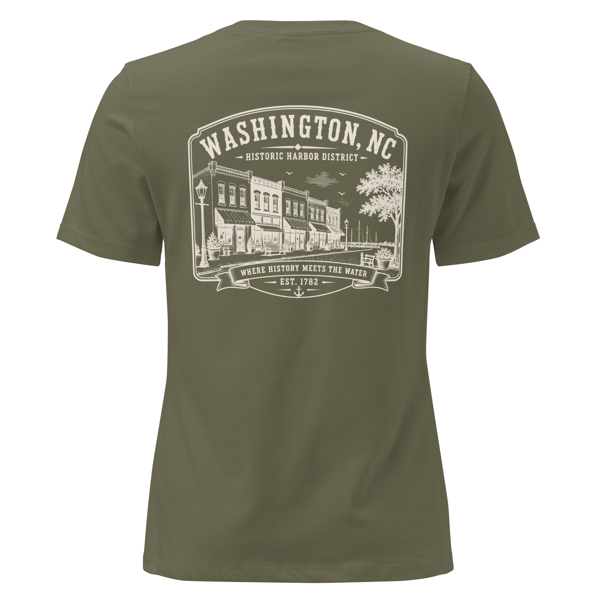 Washington, NC - Downtown - Women's Relaxed T-Shirt