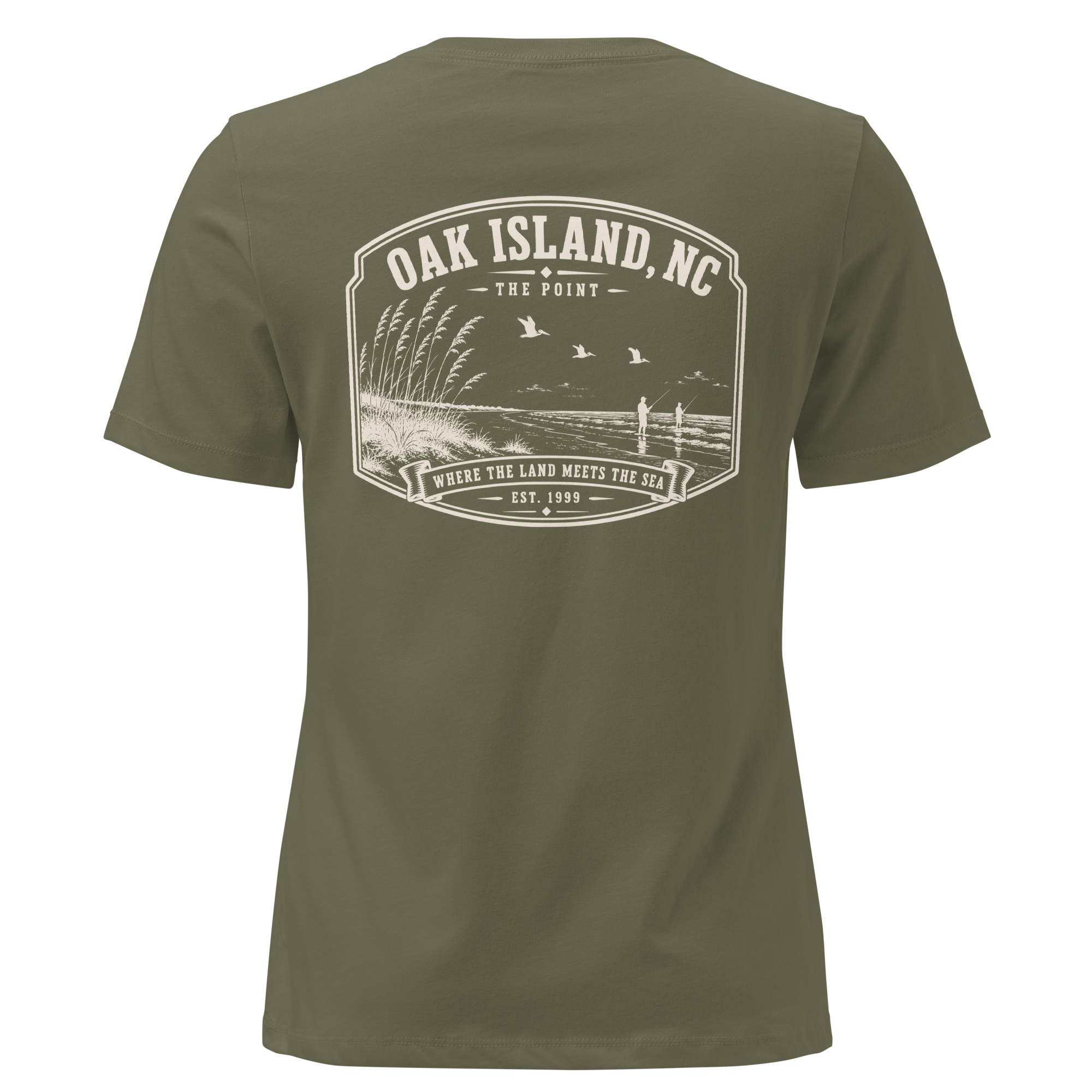 Oak Island, NC - The Point - Women's Relaxed T-Shirt