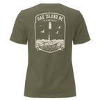 Oak Island, NC - Oak Island Lighthouse - Women's Relaxed T-Shirt