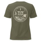 Oak Island, NC - Two Towns, One Island - Women's Relaxed T-Shirt