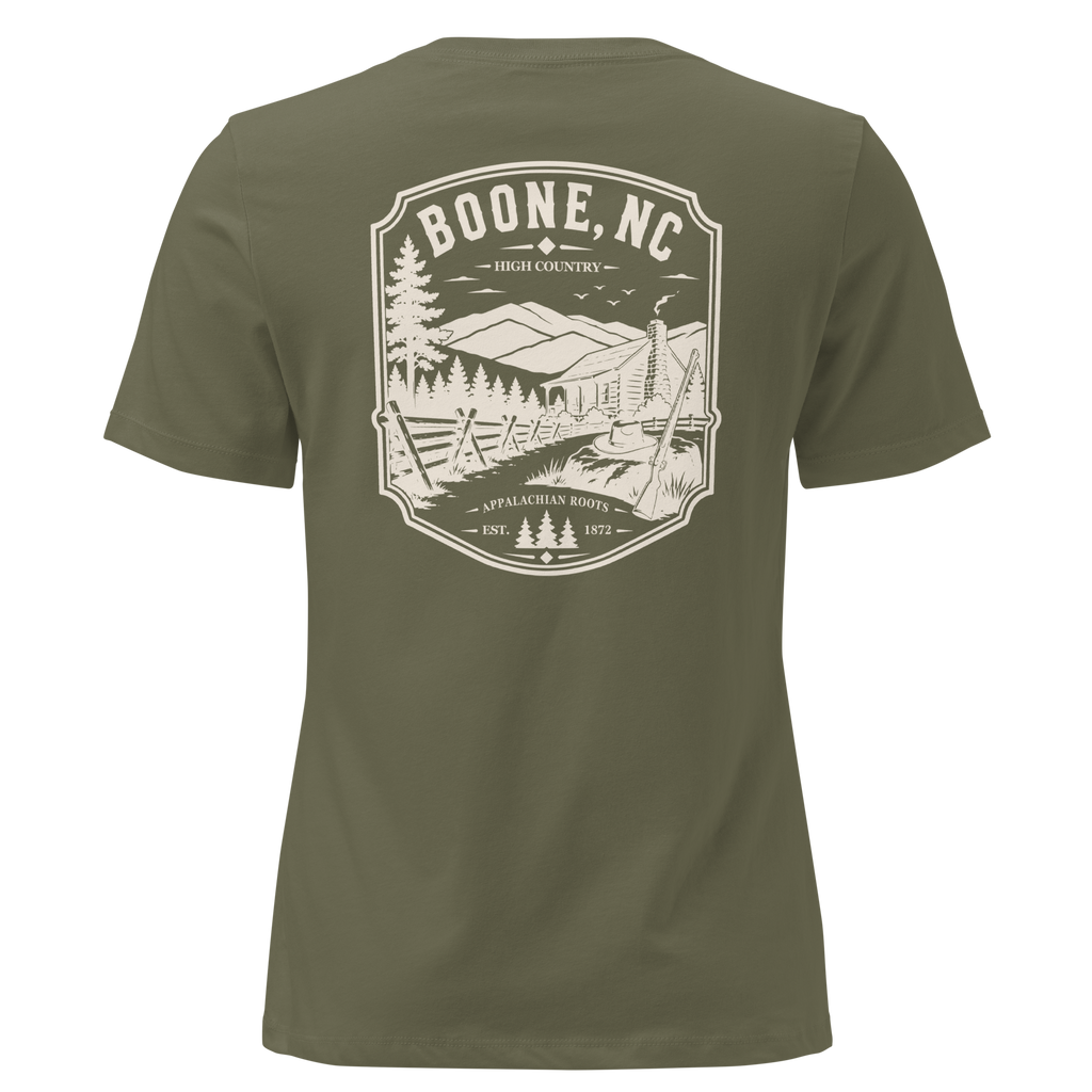 Boone NC - High Country- Women's Relaxed T-Shirt