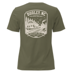 Dudley, NC - Built Along the Line - Women's Relaxed T-Shirt