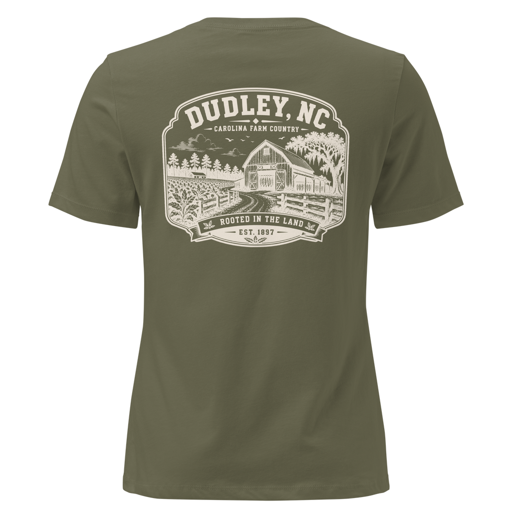 Dudley, NC - Farm Country - Women's Relaxed T-Shirt
