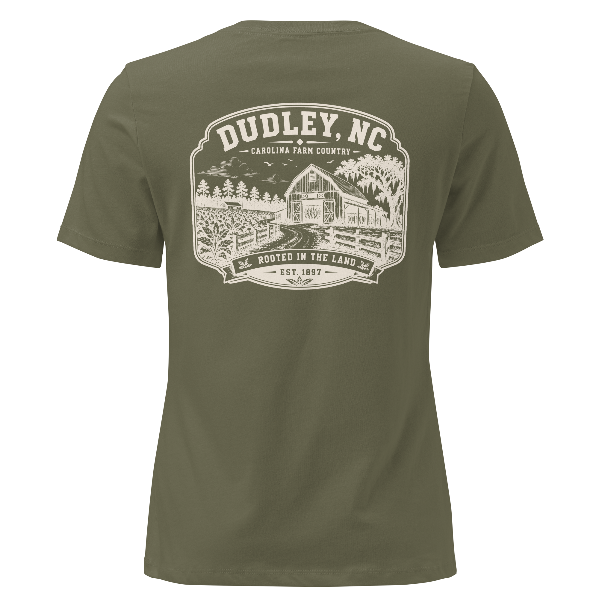 Dudley, NC - Farm Country - Women's Relaxed T-Shirt