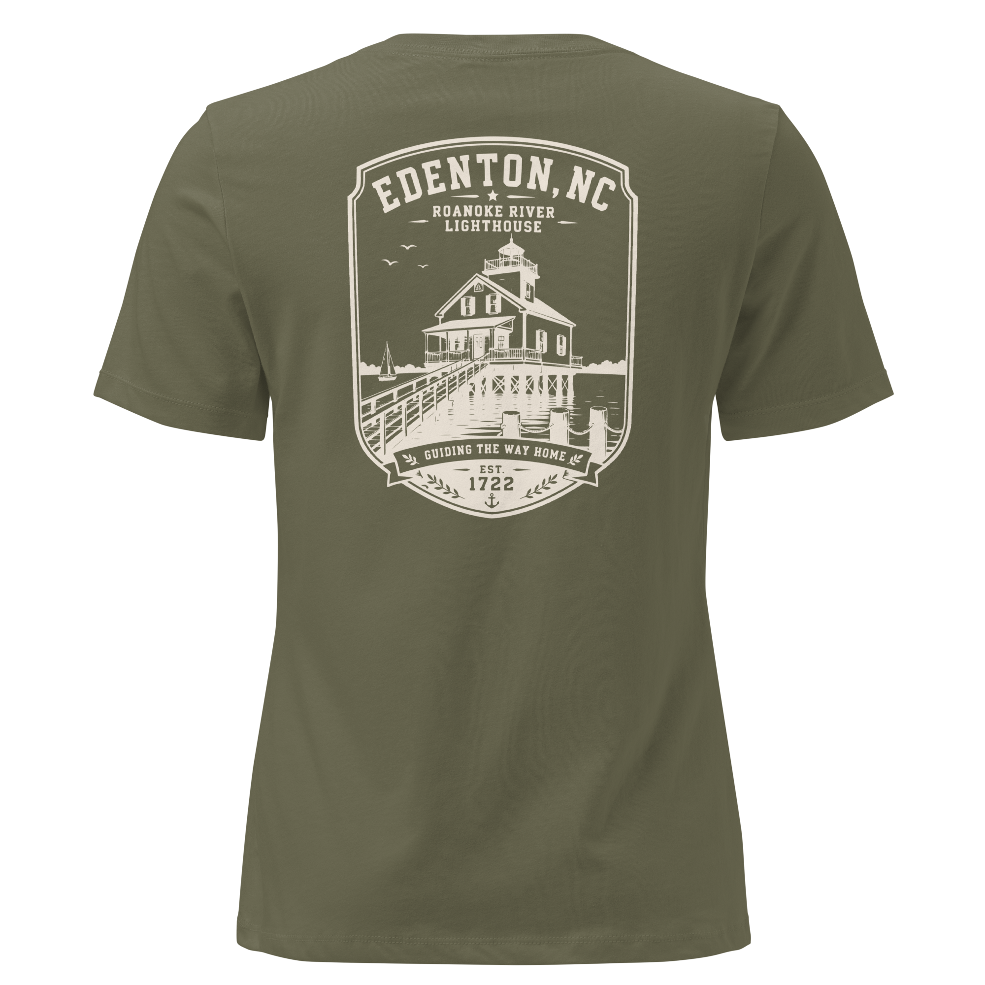 Edenton, NC - Roanoke River Lighthouse - Women's Relaxed T-Shirt