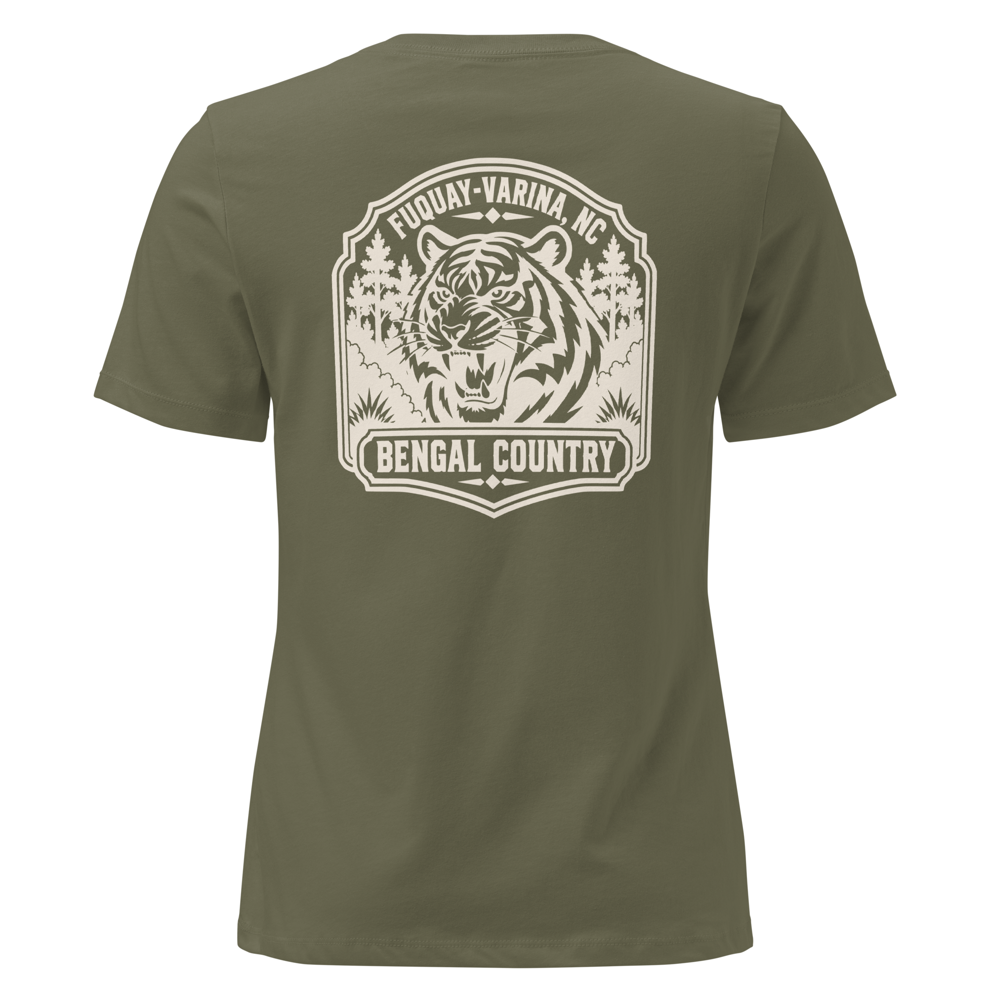 Fuquay Varina NC - Bengal Country- Women's Relaxed T-Shirt
