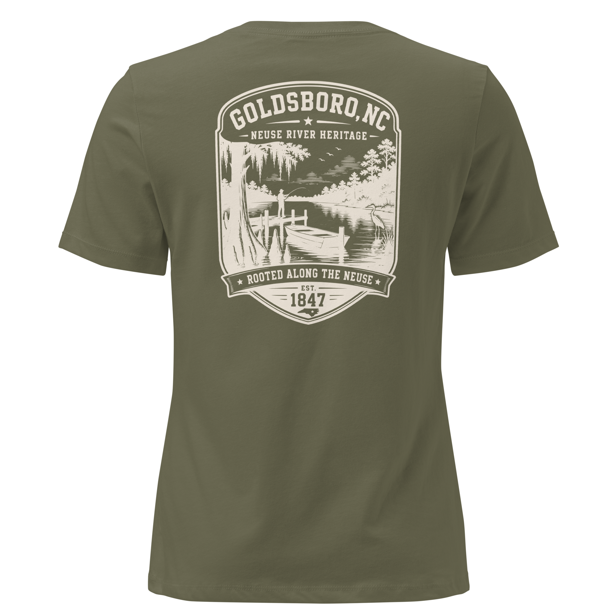 Goldsboro, NC - Rooted Along the Neuse - Women's Relaxed T-Shirt