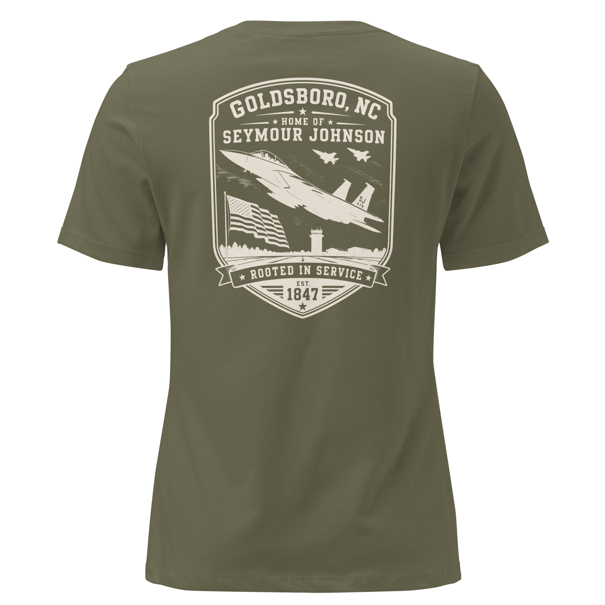 Goldsboro, NC - Seymour Johnson - Women's Relaxed T-Shirt