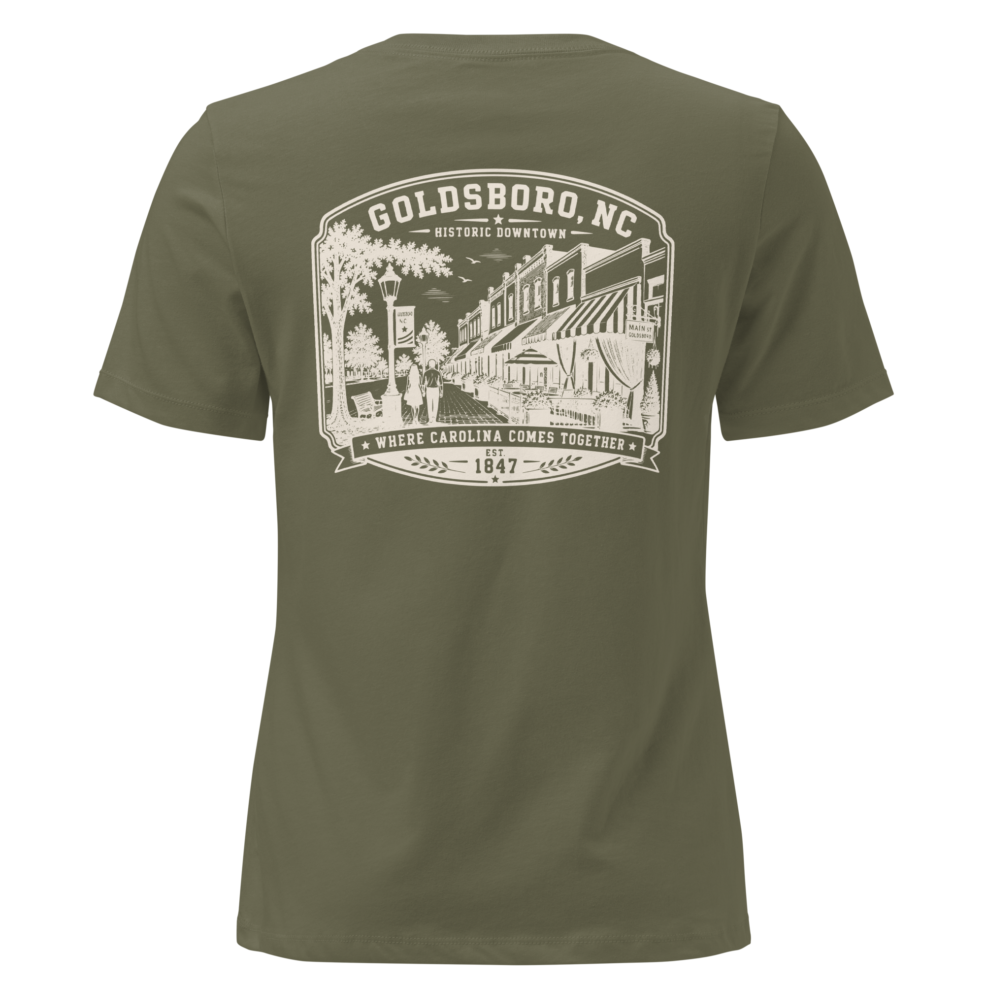 Goldsboro, NC - Downtown - Women's Relaxed T-Shirt