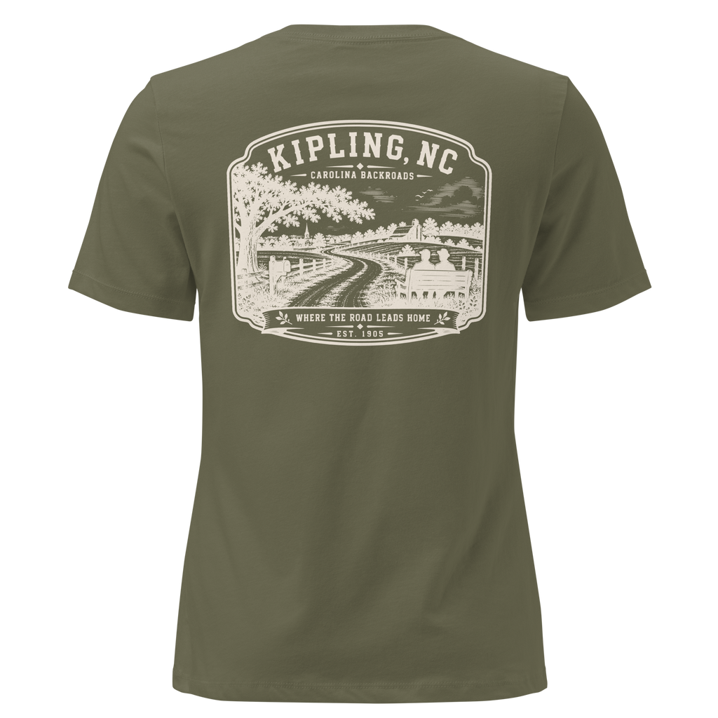 Kipling, NC - The Backroads - Women's Relaxed T-Shirt