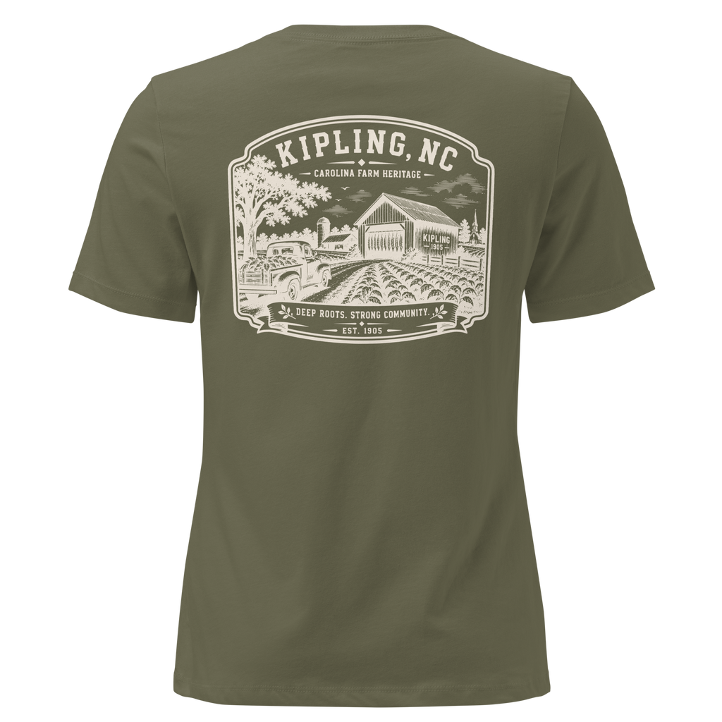 Kipling, NC - Farm Heritage - Women's Relaxed T-Shirt