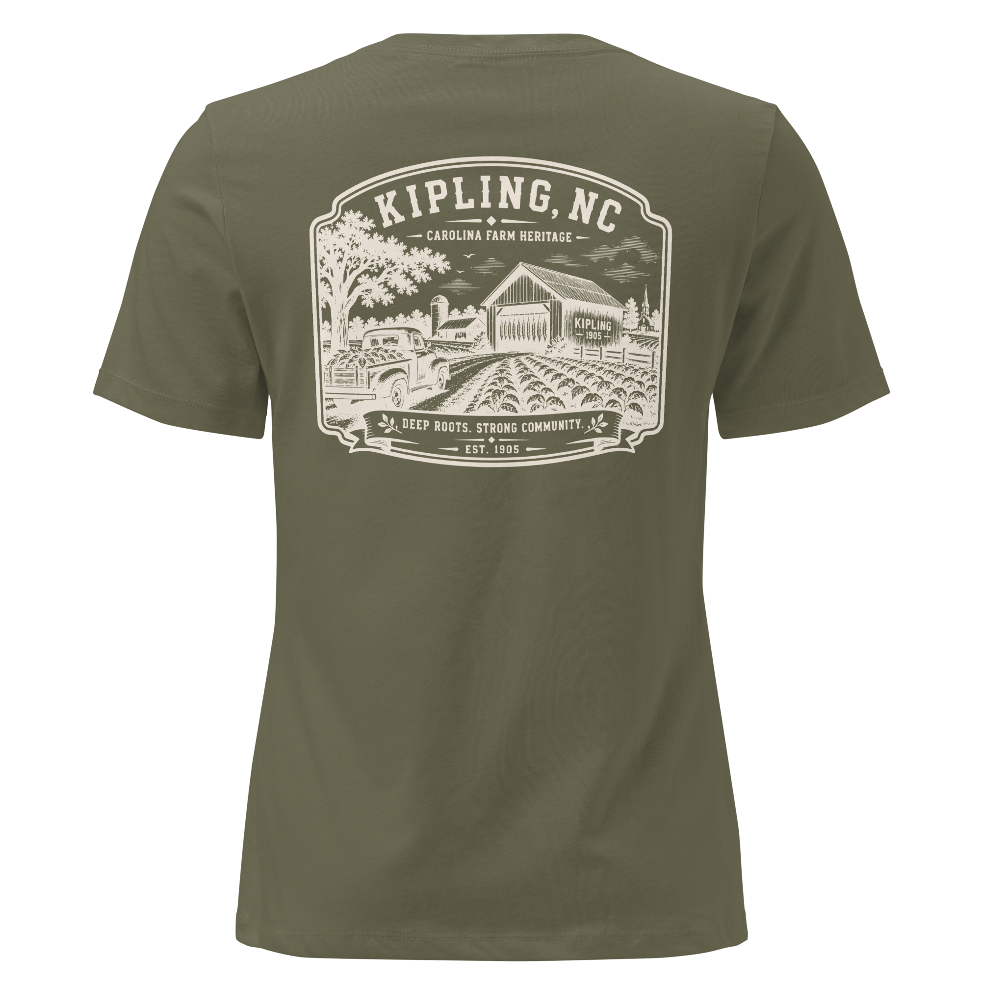 Kipling, NC - Farm Heritage - Women's Relaxed T-Shirt