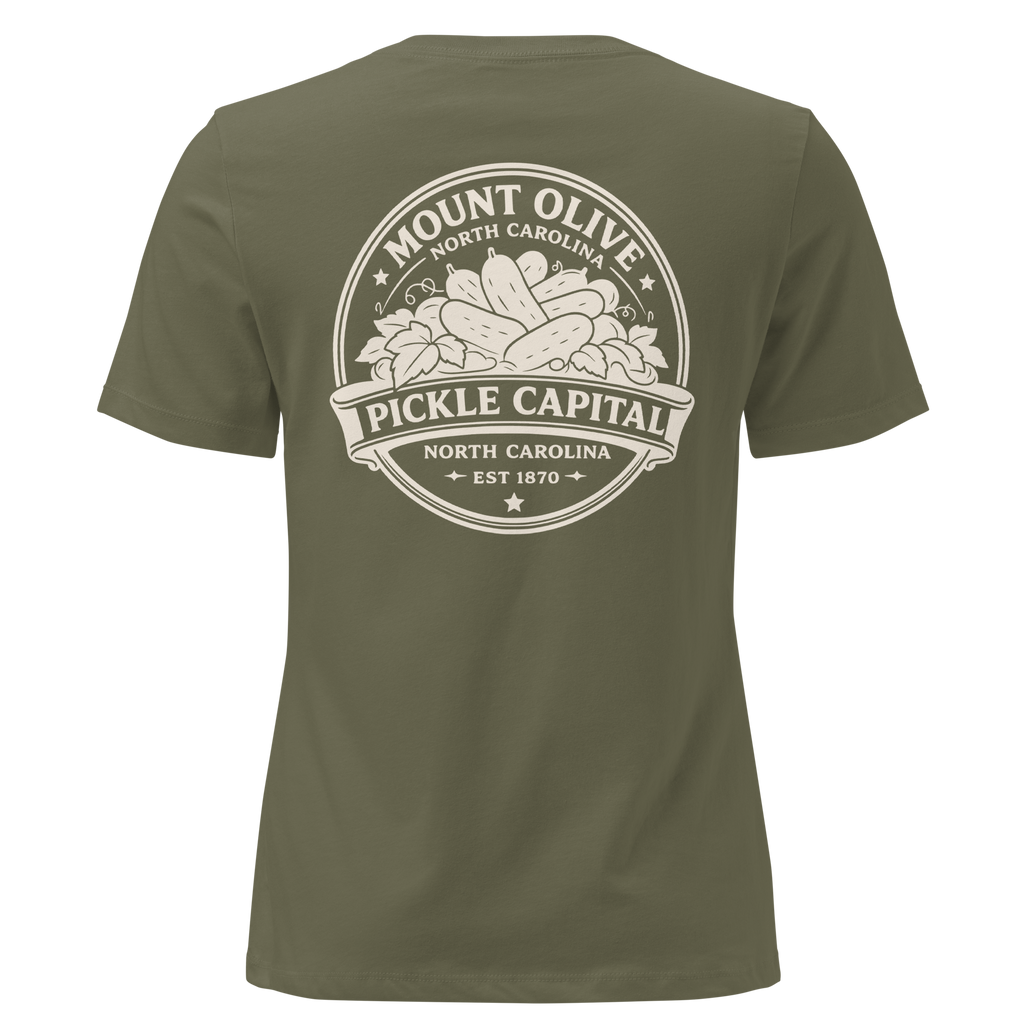 Mount Olive NC - Pickle Capital- Women's Relaxed T-Shirt