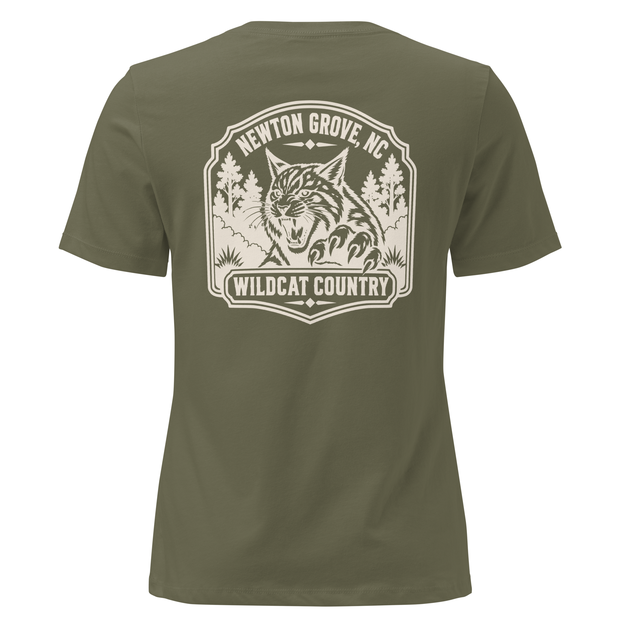 Newton Grove NC - Wildcat Country- Women's Relaxed T-Shirt