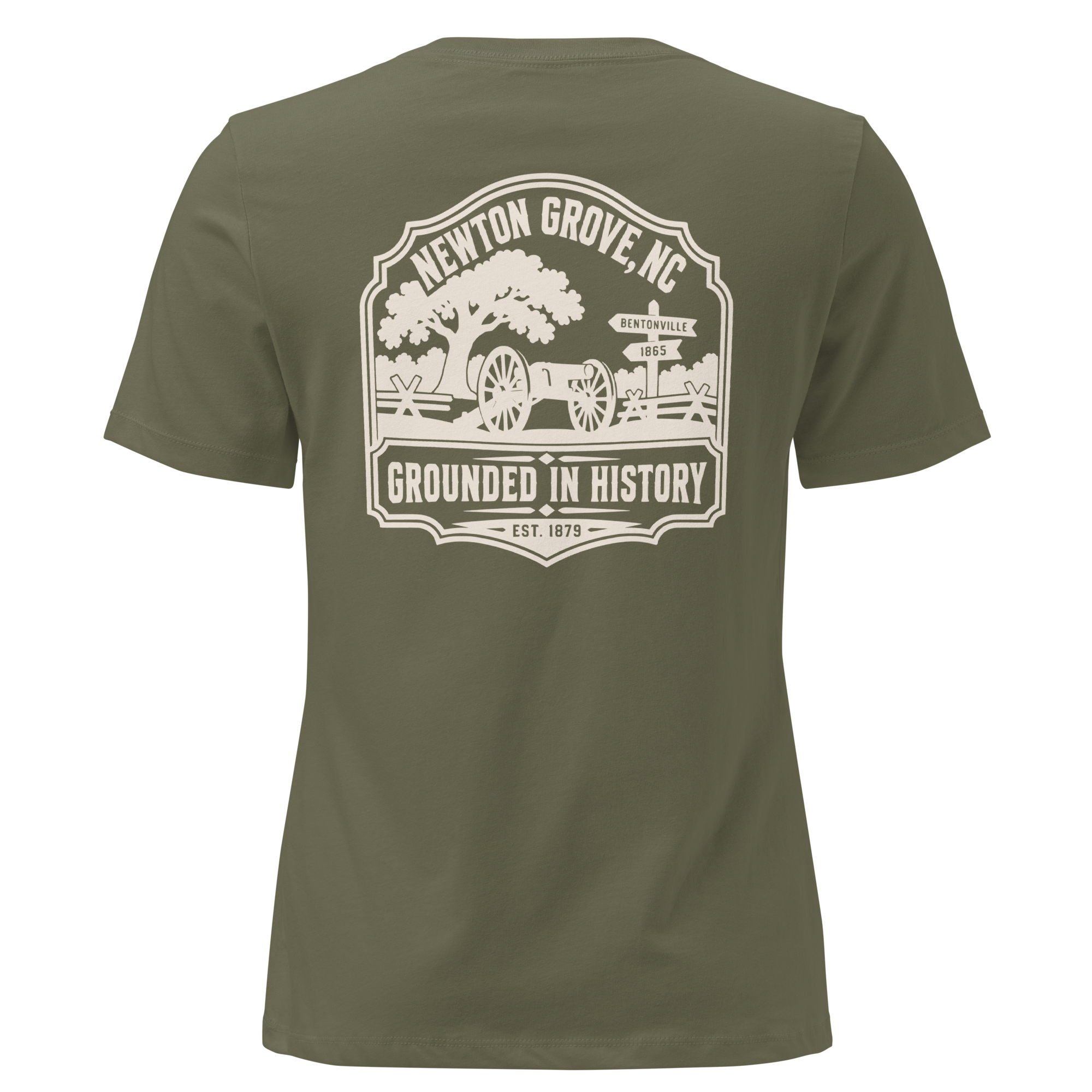 Newton Grove NC - Grounded in History- Women's Relaxed T-Shirt