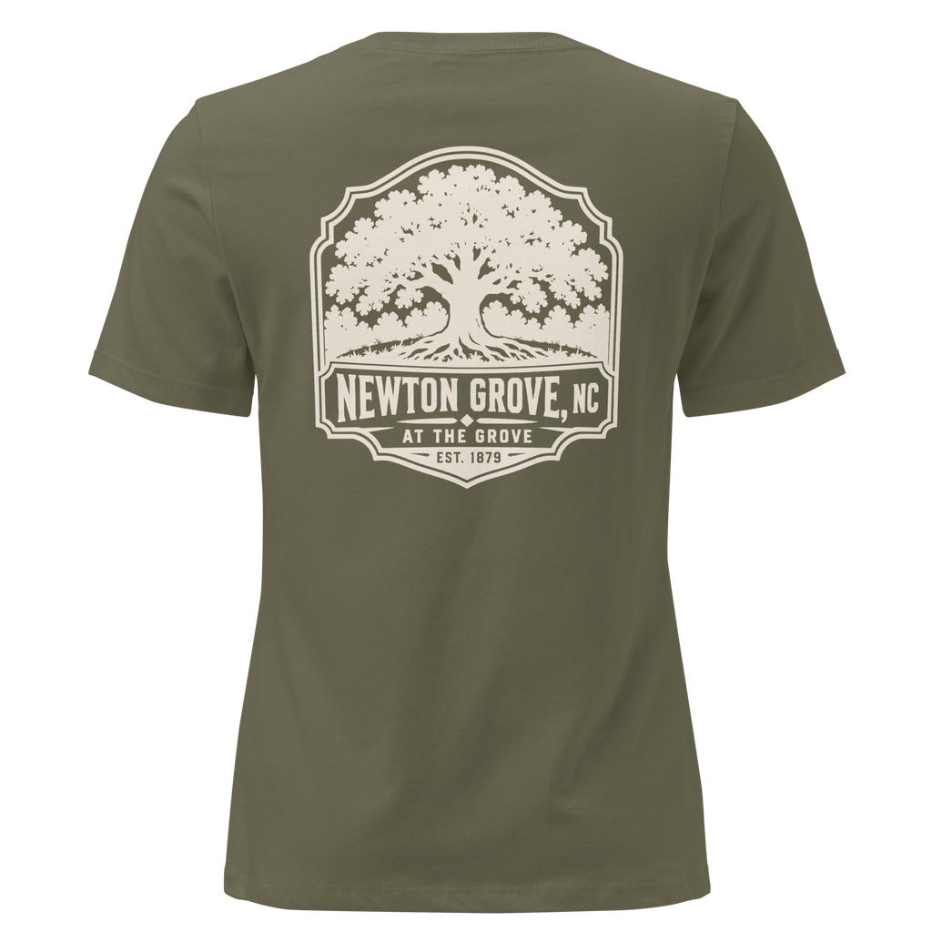 Newton Grove NC - At the Grove- Women's Relaxed T-Shirt