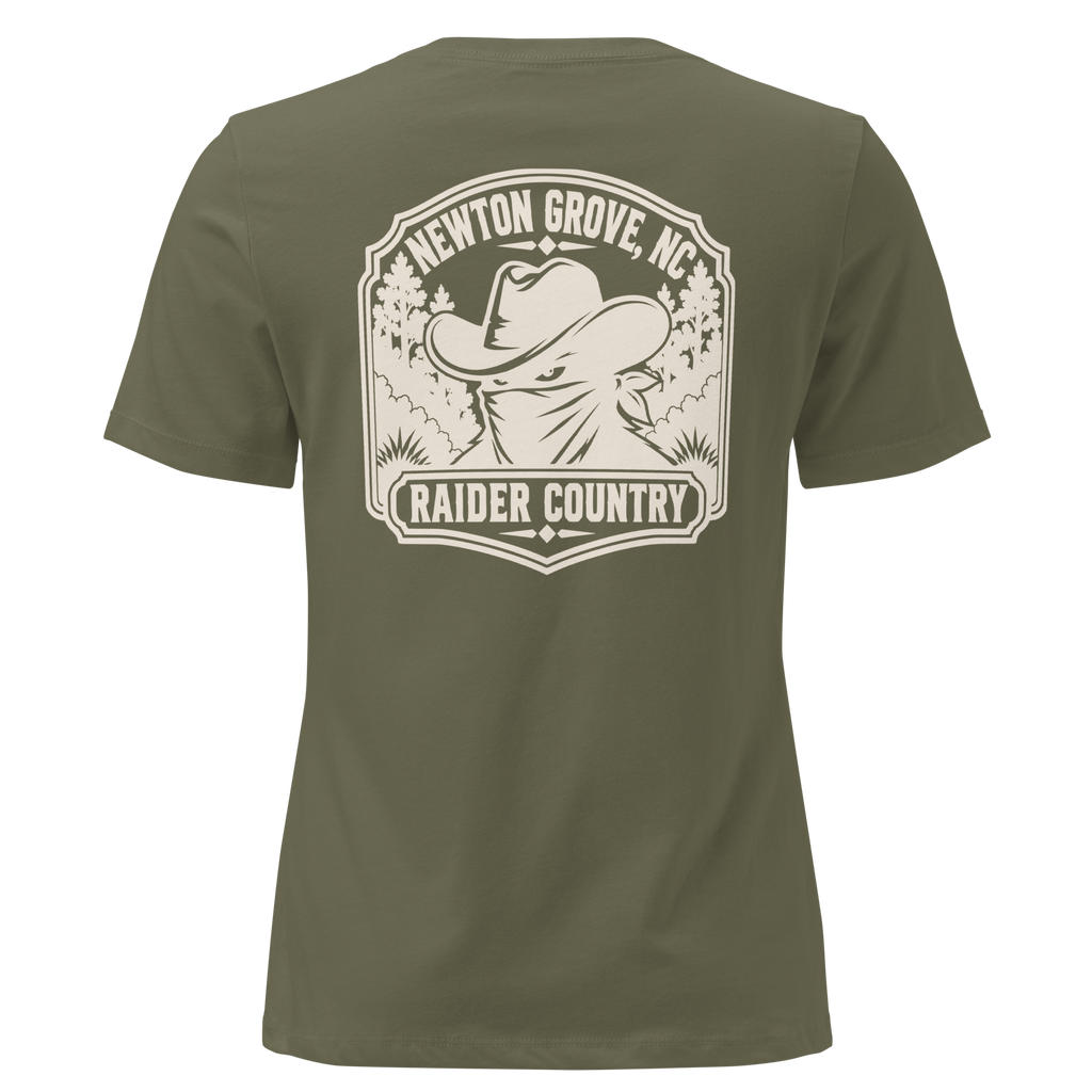 Newton Grove NC - Raider Country- Women's Relaxed T-Shirt