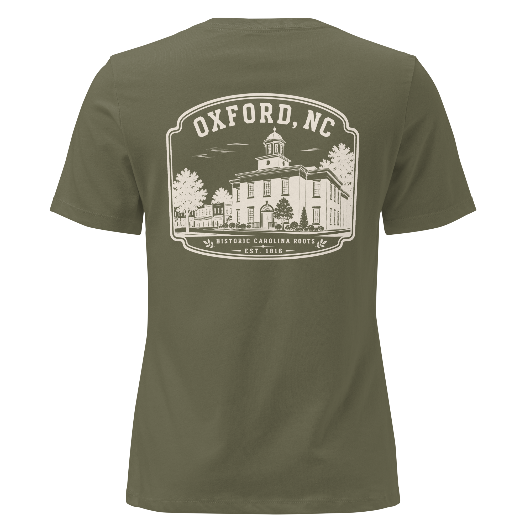 Oxford NC - Historic Courthouse - Women's Relaxed T-Shirt