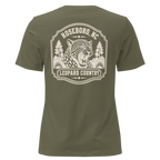 Roseboro NC - Leopard Country- Women's Relaxed T-Shirt