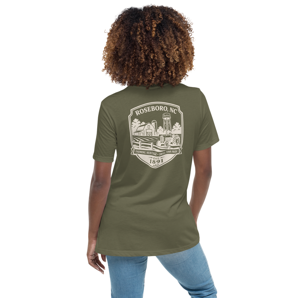 Roseboro NC - Farm Country- Women's Relaxed T-Shirt