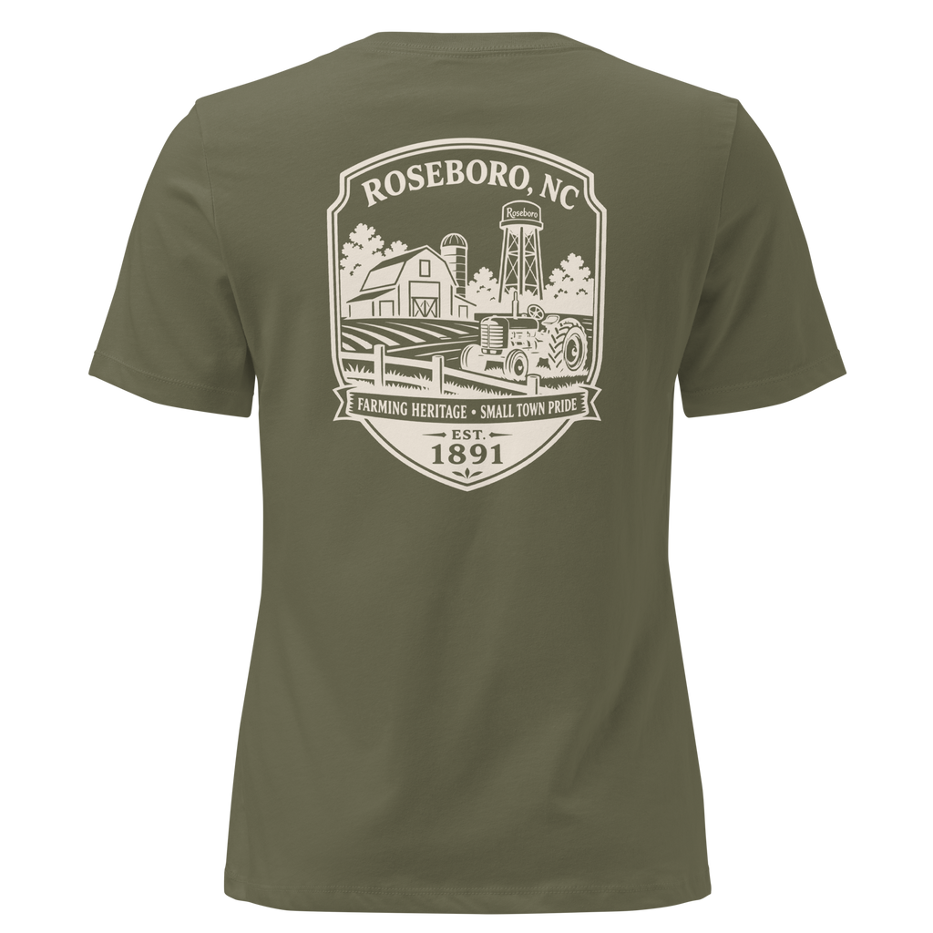 Roseboro NC - Farm Country- Women's Relaxed T-Shirt