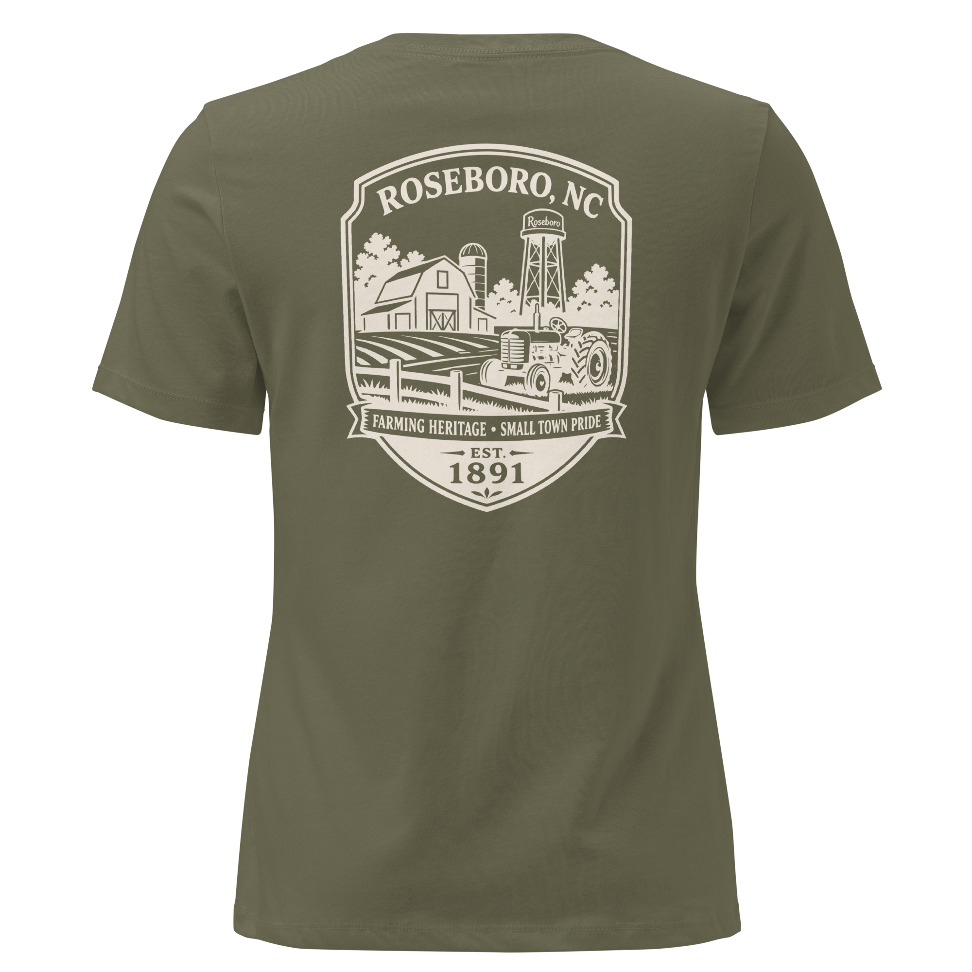 Roseboro NC - Farm Country- Women's Relaxed T-Shirt