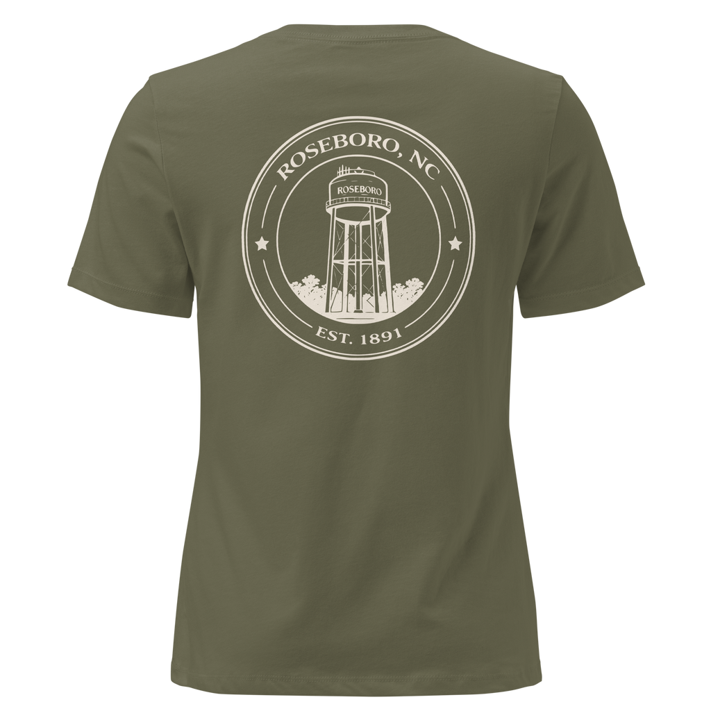 Roseboro NC - Water Tower- Women's Relaxed T-Shirt