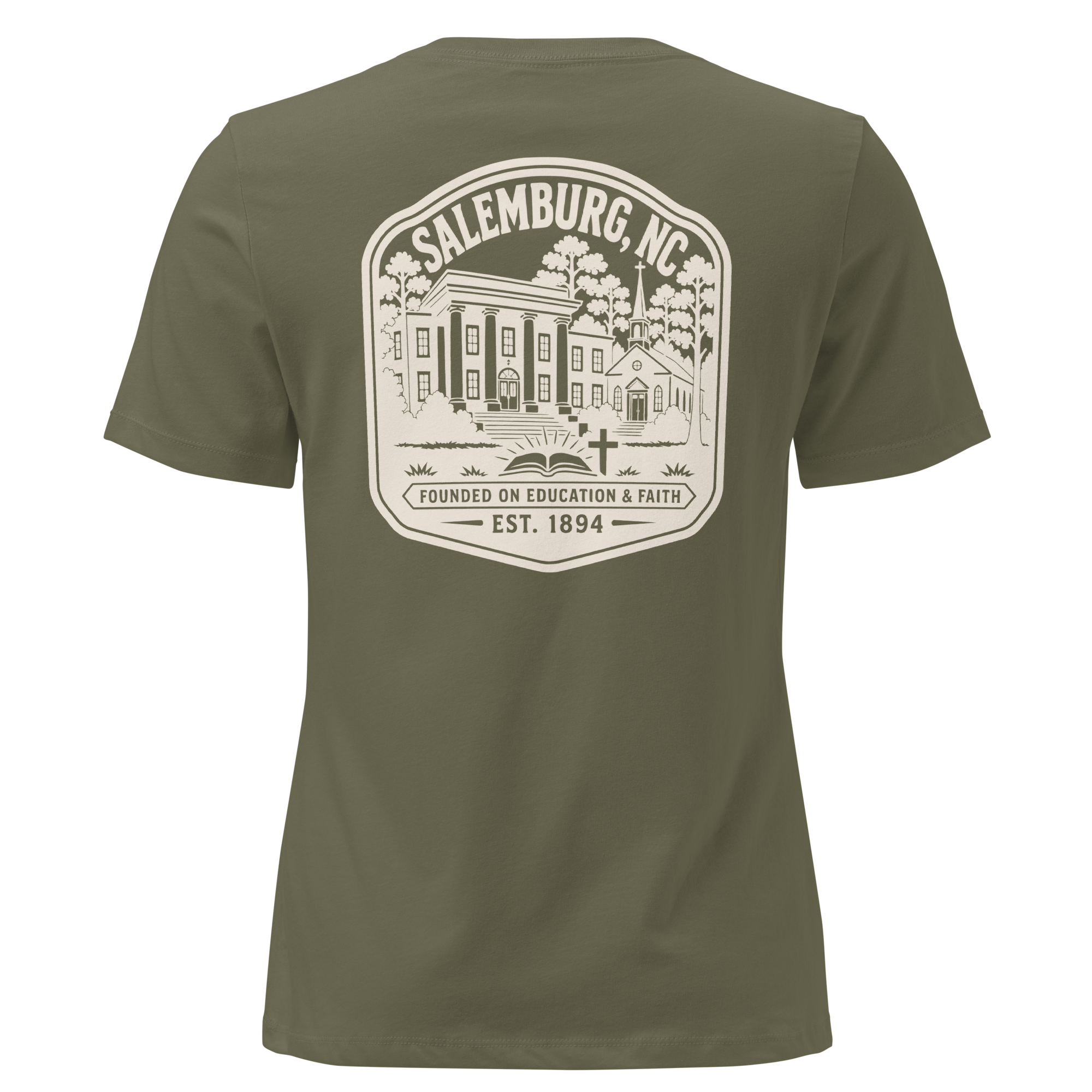 Salemburg NC - Faith & Education- Women's Relaxed T-Shirt