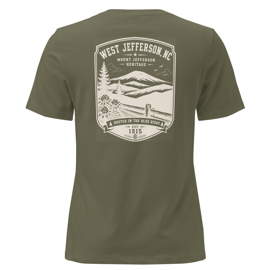West Jefferson, NC - Mount Jefferson - Women's Relaxed T-Shirt