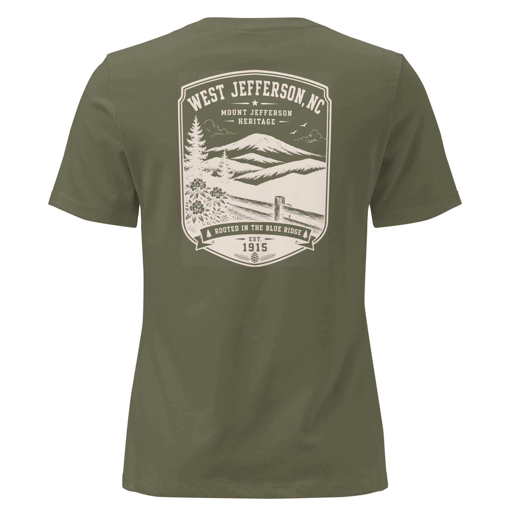West Jefferson, NC - Mount Jefferson - Women's Relaxed T-Shirt