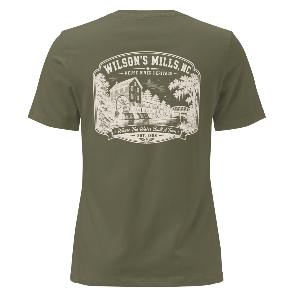 Wilson's Mills, NC - Neuse Heritage - Women's Relaxed T-Shirt