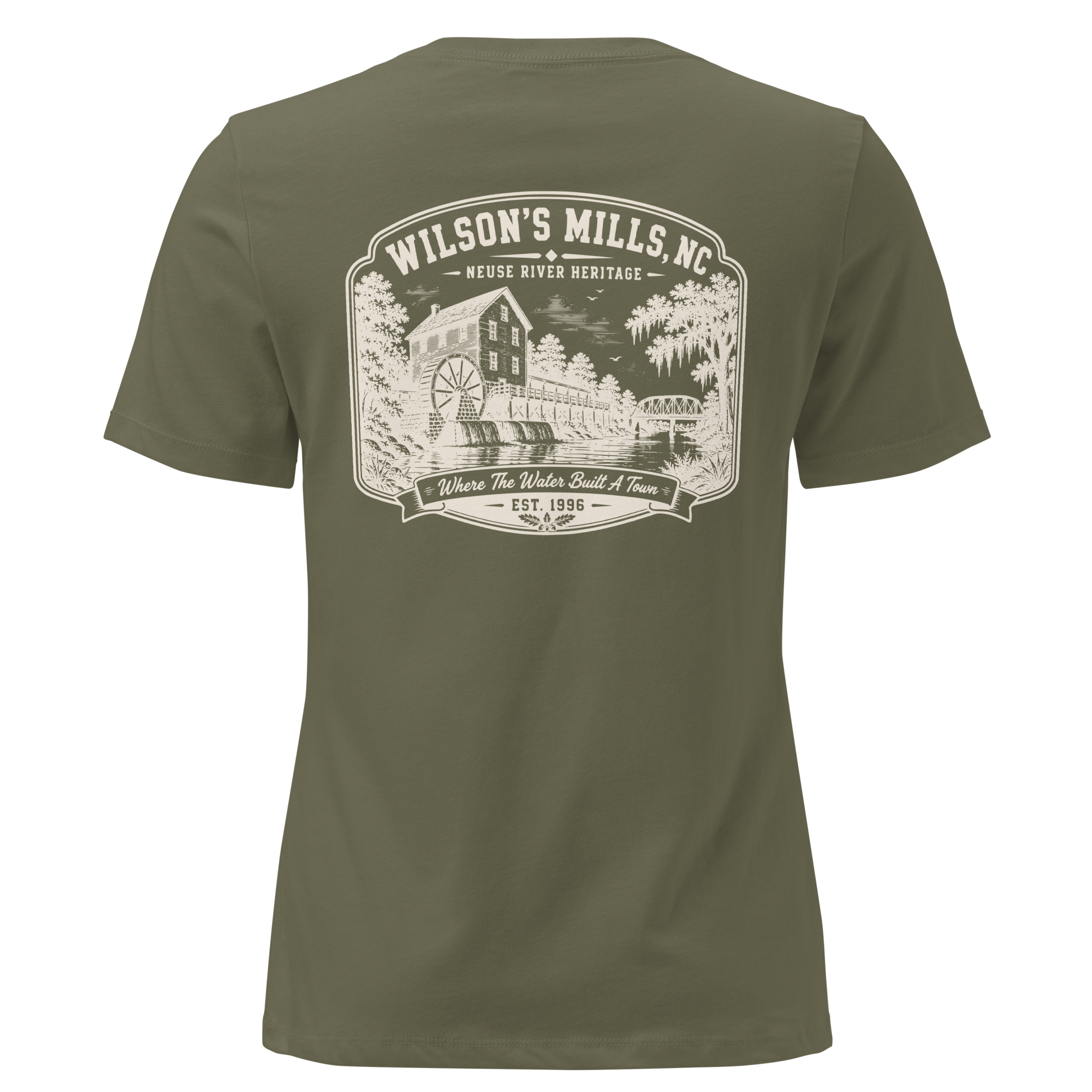 Wilson's Mills, NC - Neuse Heritage - Women's Relaxed T-Shirt