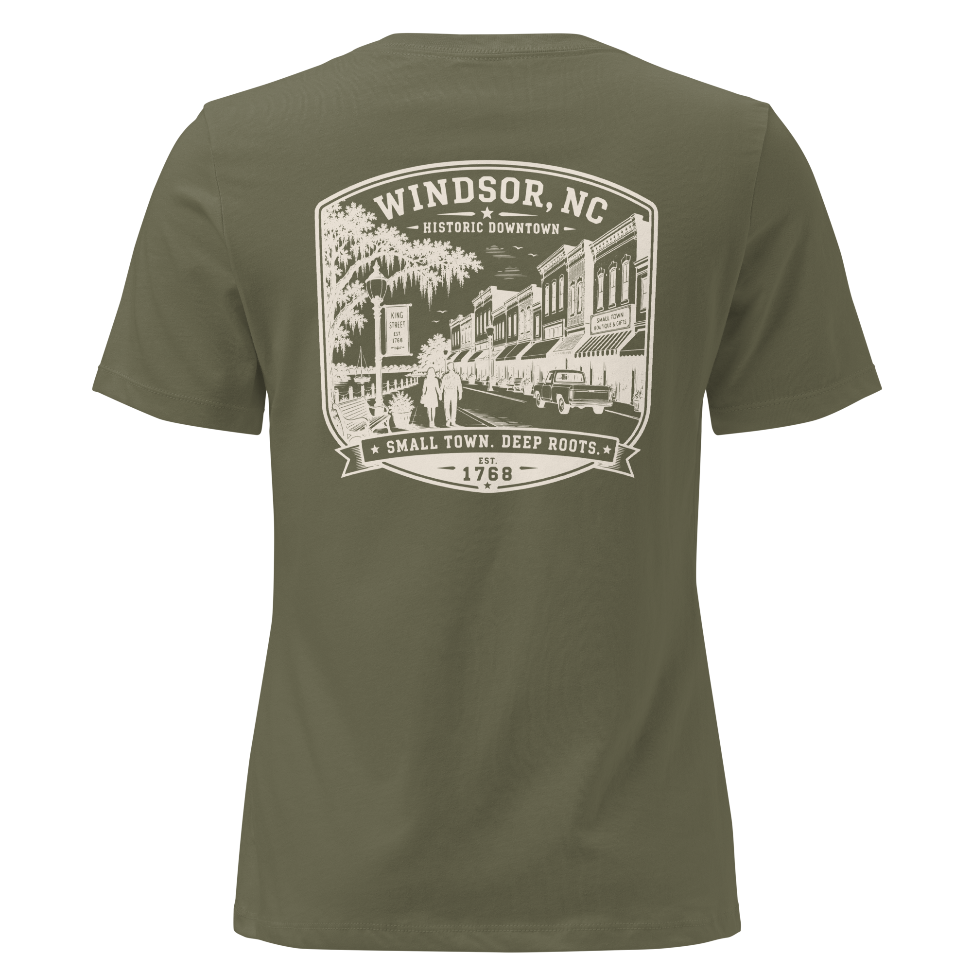 Windsor, NC - Downtown Windsor - Women's Relaxed T-Shirt