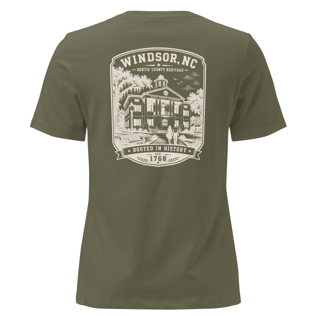 Windsor, NC - Bertie County Heritage - Women's Relaxed T-Shirt
