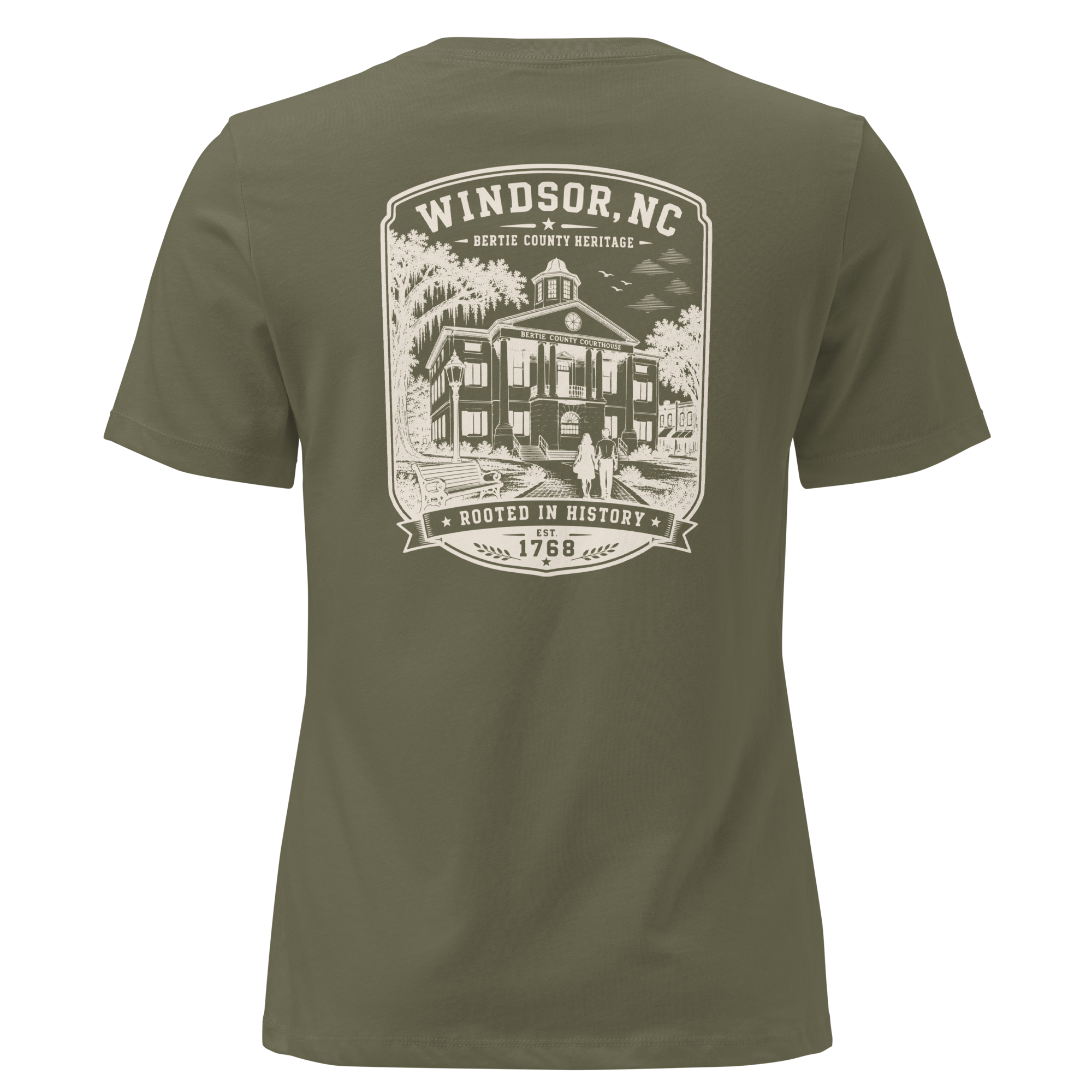 Windsor, NC - Bertie County Heritage - Women's Relaxed T-Shirt
