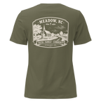Meadow, NC - Faith, Family, Community - Women's Relaxed T-Shirt