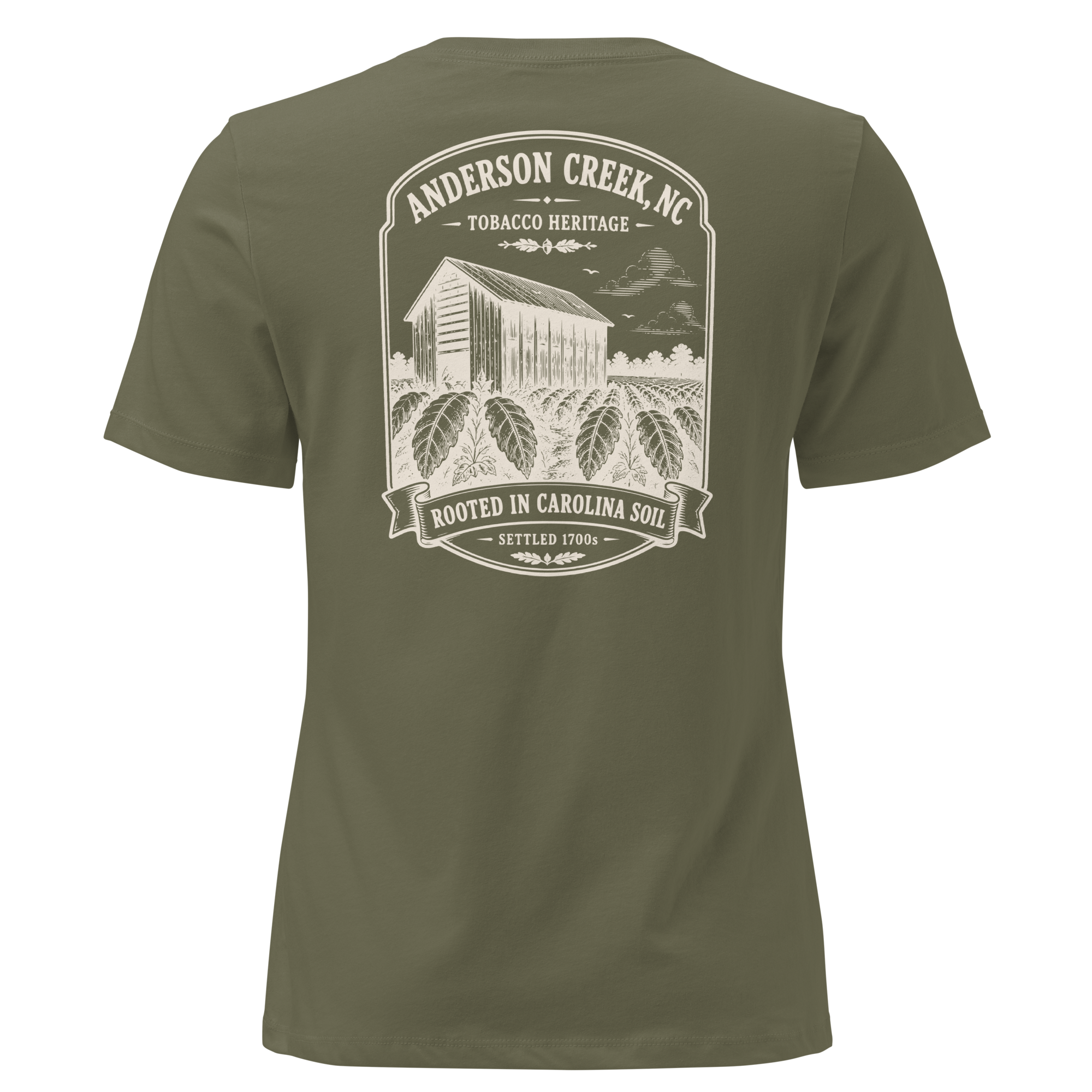 Anderson Creek, NC - Rooted in Carolina- Women's Relaxed T-Shirt