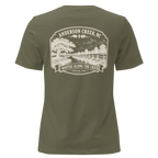 Anderson Creek, NC - Rooted Along the Creek- Women's Relaxed T-Shirt